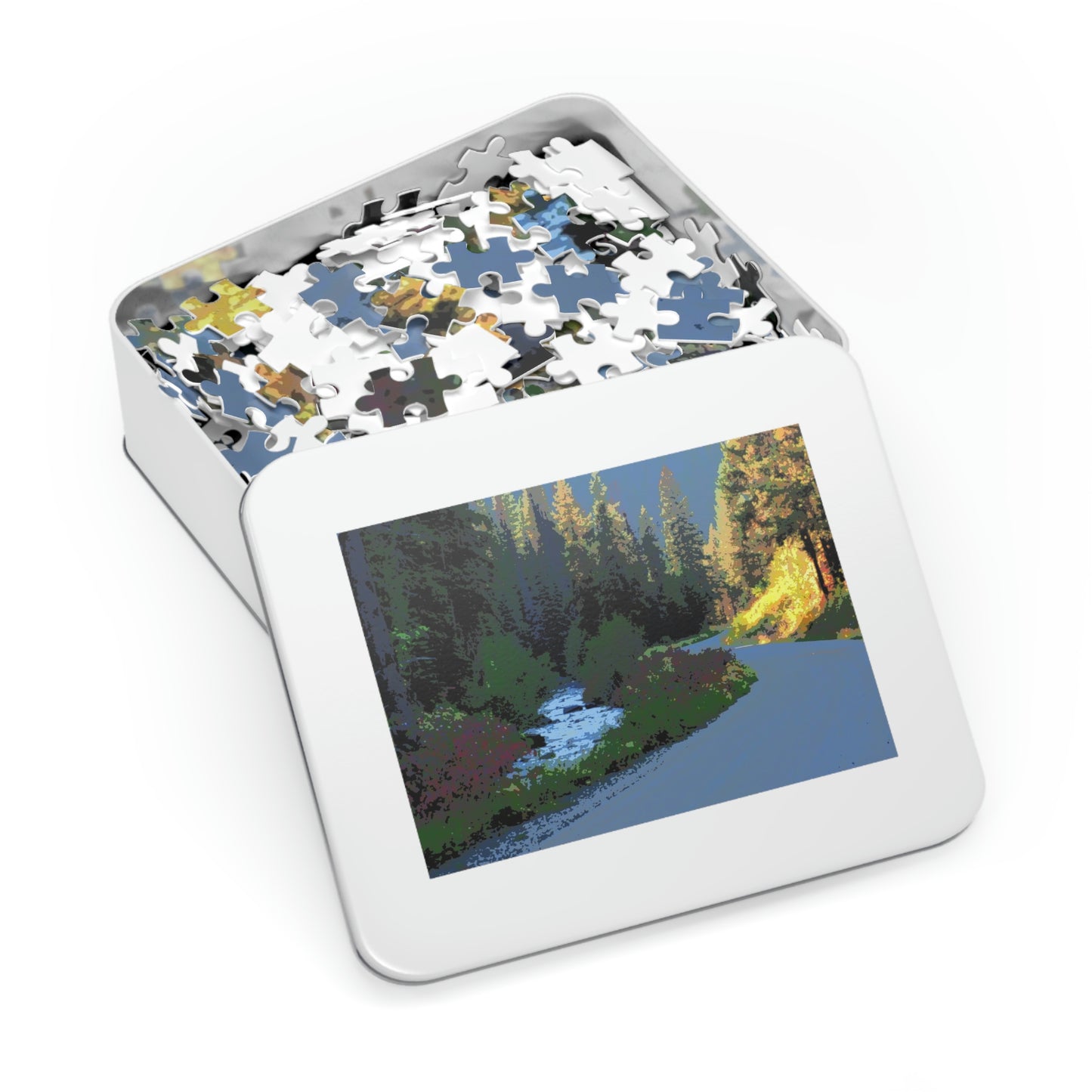 Jigsaw Puzzle (30, 110, 252, 500,1000-Piece) ... Piece-By-Piece ... "Count The Hours & Enjoy The Colors..!" ... Original Works: Phots' Photo: Les Objets D'Art ...