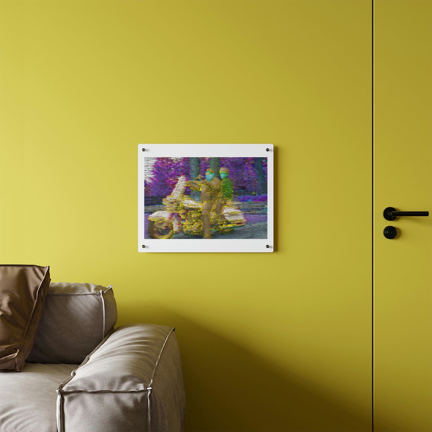 Acrylic Wall Art Panels ... "And 'I' Left His Dead A_s There By The Side-of-The-Road" ... Original Works ... (Grateful Dead: Me-And-My-Uncle)