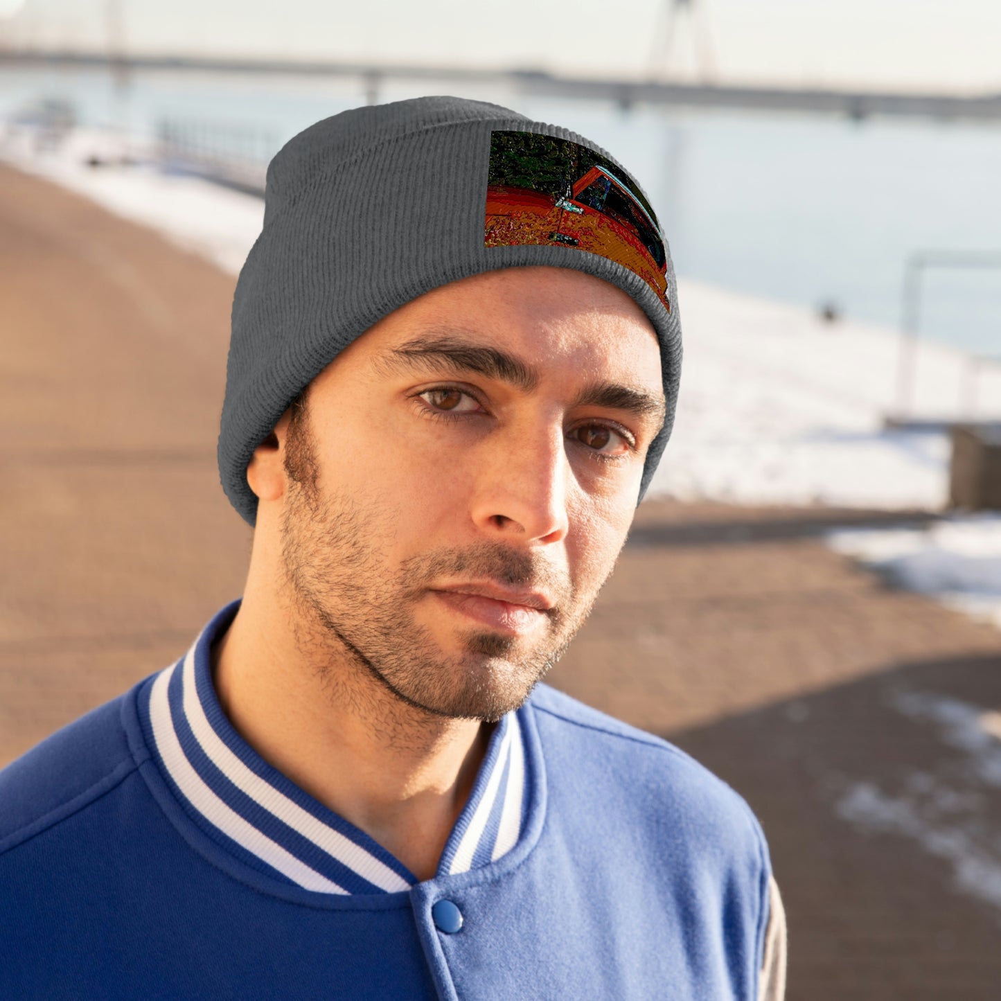 Knit Beanie ... How-To-Drive-Idaho's-Mountain_Roads ... "Like A Professional" ... "Truckin' Like The Doo-Dah-Man" ...