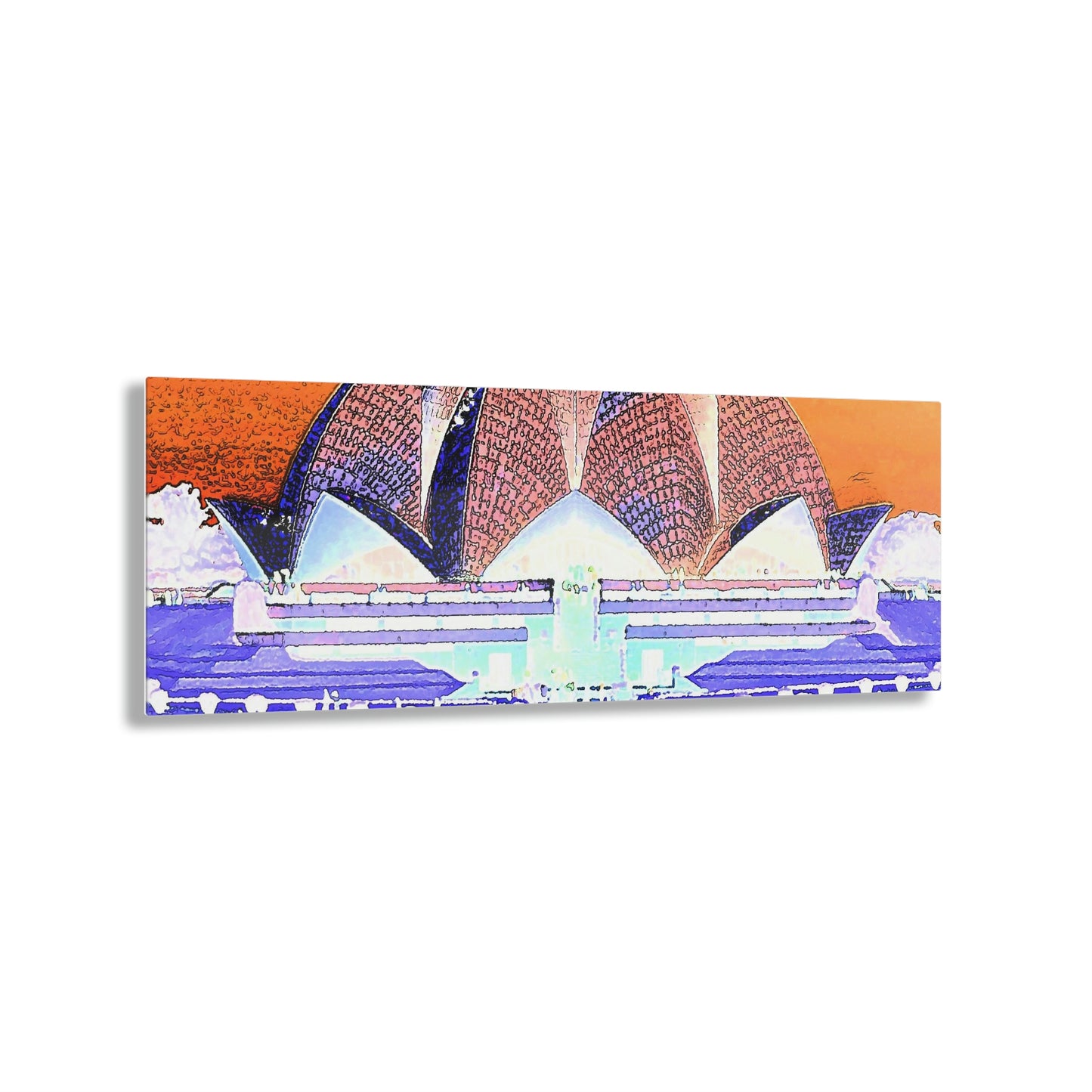 Acrylic Prints ... 'Bahai'i House-Of-Worship' ... "Lotus Temple: Delhi, India, 2008" ... Original Works ...