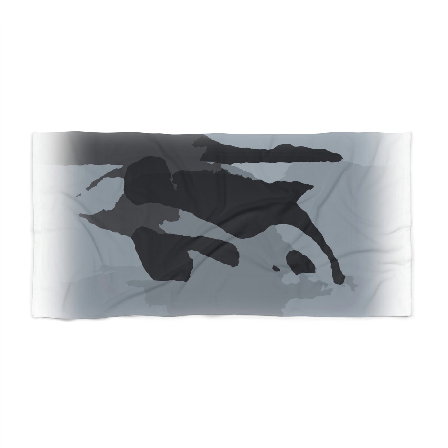 Beach Towel ... 'Right Next To Us ... Whale Watch Salish Sea' ... Summer 2012 ... Friday Harbor, San Juan Island, WA ...