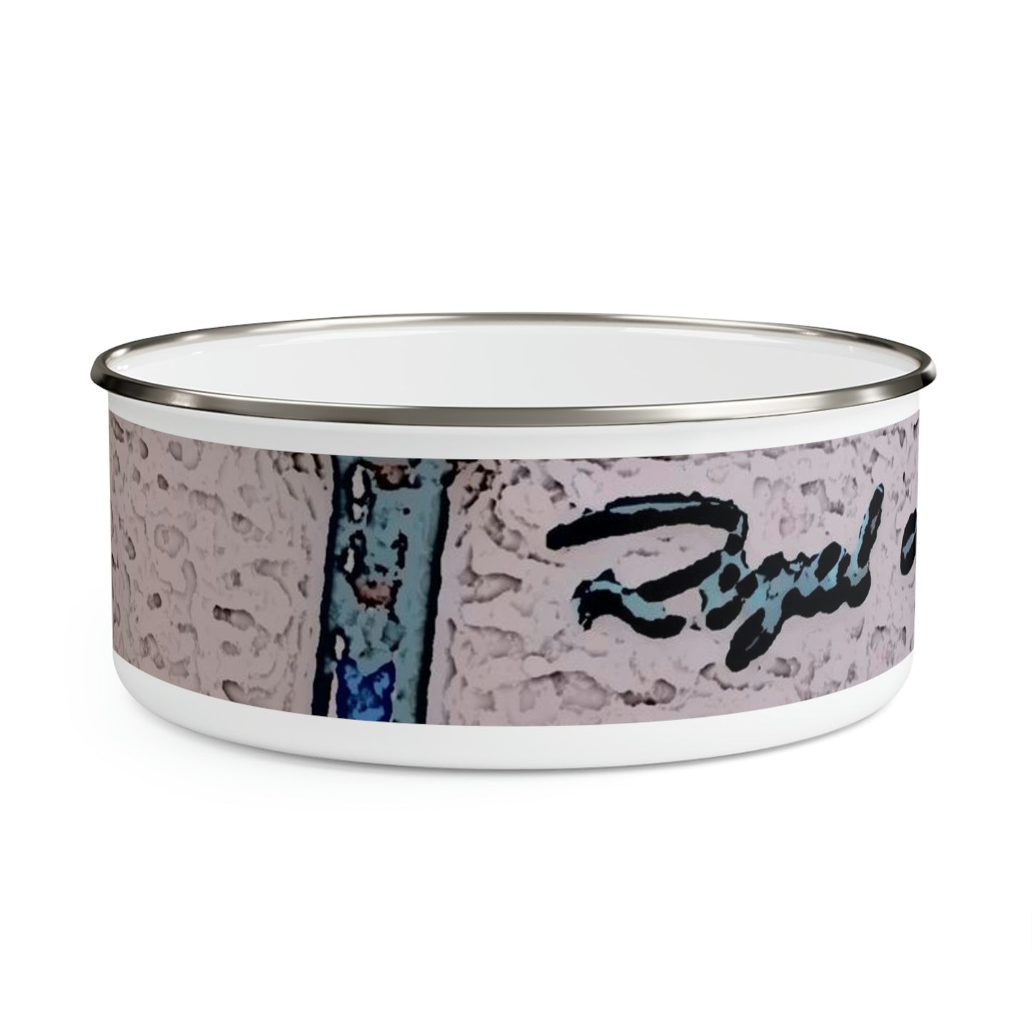 Enamel Bowl ...  "La Grande Entree" At: 'The Pink Palace' ... The Royal Hawai'ian ... Honolulu, HI ... '27Oct2014' ... Original Works ...