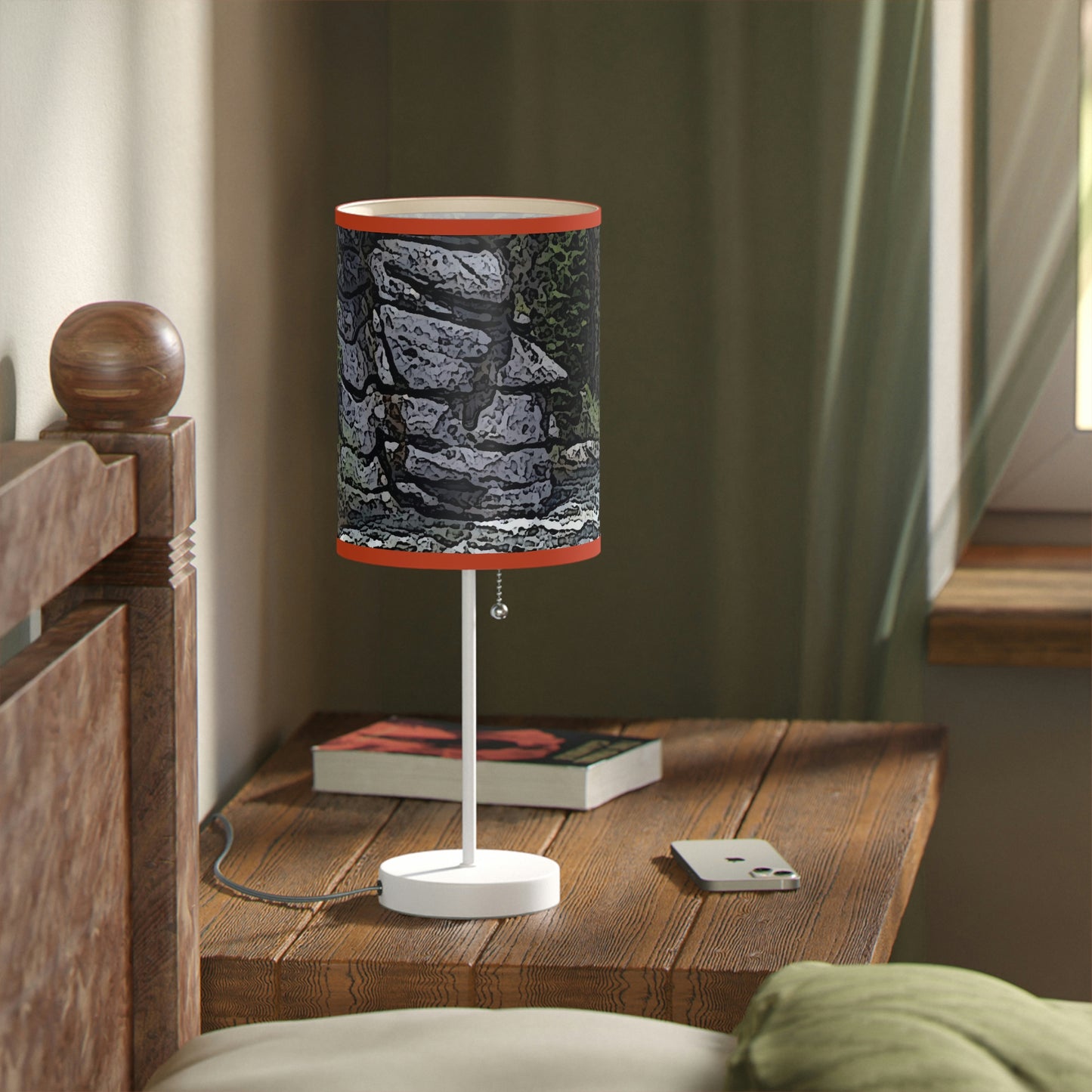 Lamp on a Stand, US|CA plug ... "I Am Innocent" ... Tricky-Dick Immortalized ... Nixon Rock: Along The River ... Central Idaho, Summer 2020 ... Original Works ...