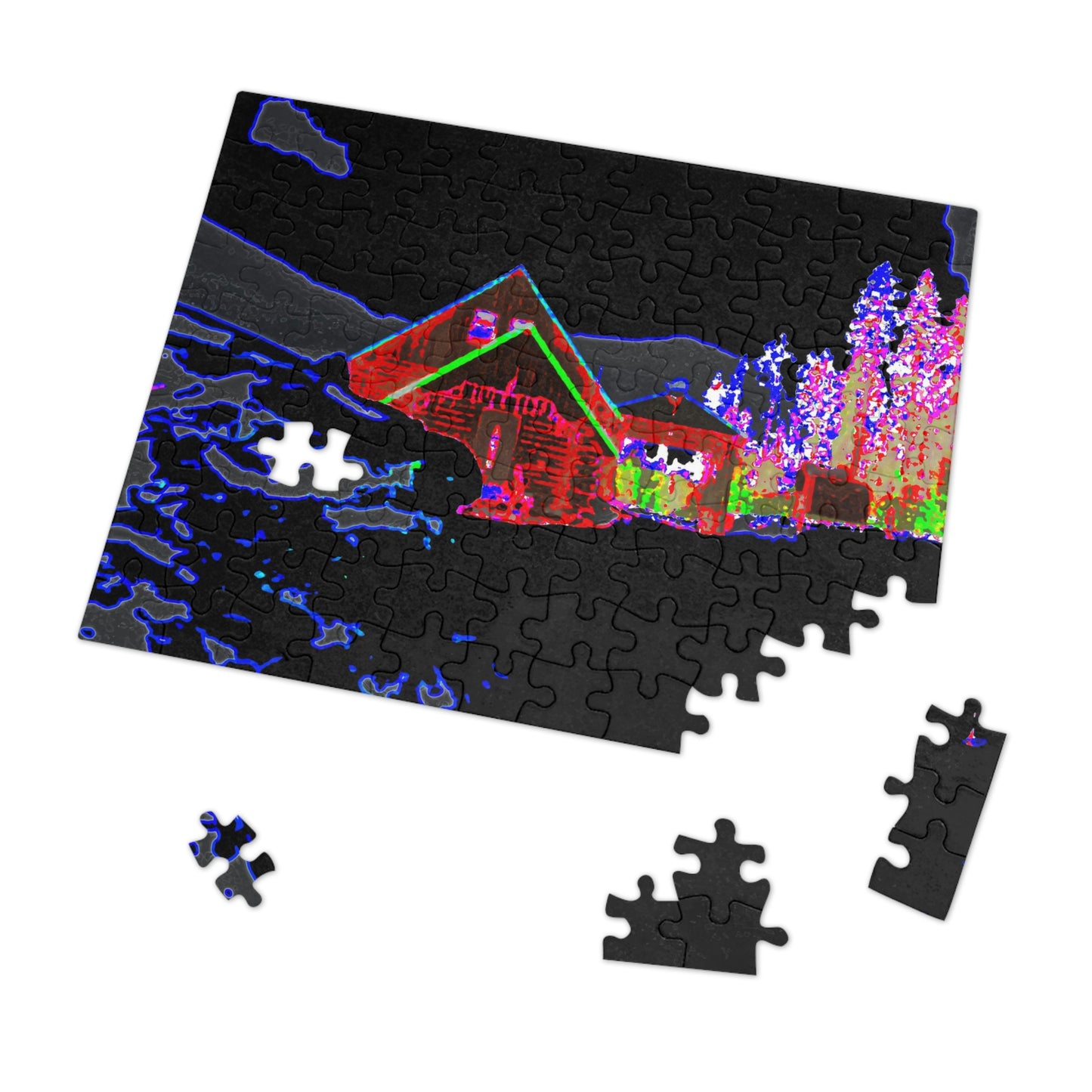Jigsaw Puzzle (30, 110, 252, 500,1000-Piece) ... Piece-By-Piece ... "Count The Hours & Enjoy The Colors..!" ... Original Works: Phots' Photo: Les Objets D'Art ...