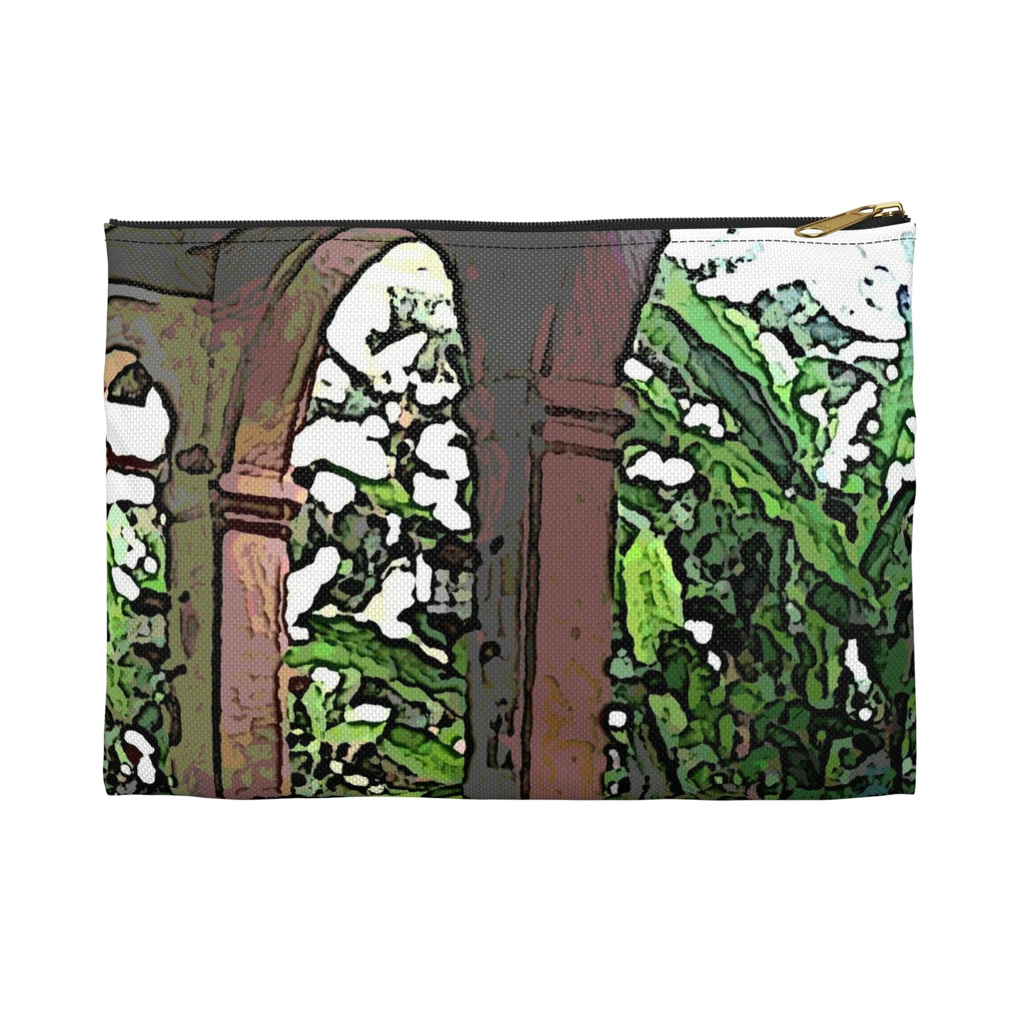 Accessory Pouch ...  Lanai & Rocking Chairs At: 'The Pink Palace' ... The Royal Hawai'ian ... Honolulu, HI ... '27Oct2014' ... Original Works ...