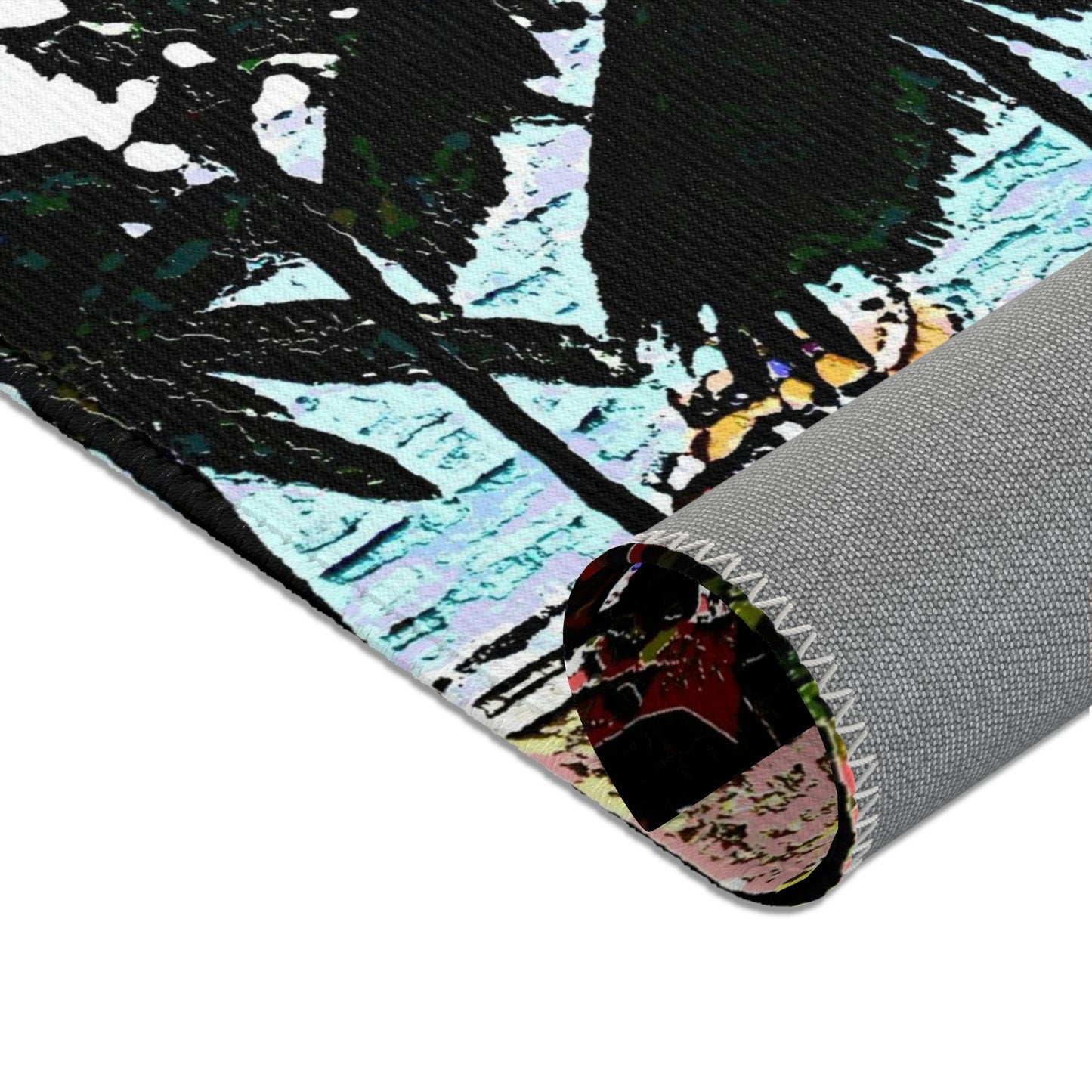 Area Rugs ... "A Beautiful Beach Amongst The Palms" ... The Outrigger Waikiki, Honolulu, Oahu ... Original Works ...