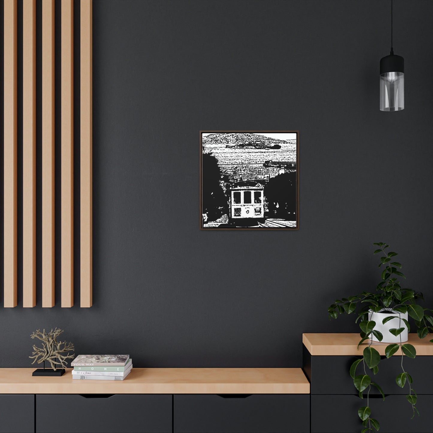 Gallery Canvas Wraps, Square Frame /// San Francisco ... 'A Rice-A-Roni-A-San Francisco Treat' ... "A Cable Car Classic" ... Family Archives: 1973 ... Original Works ...