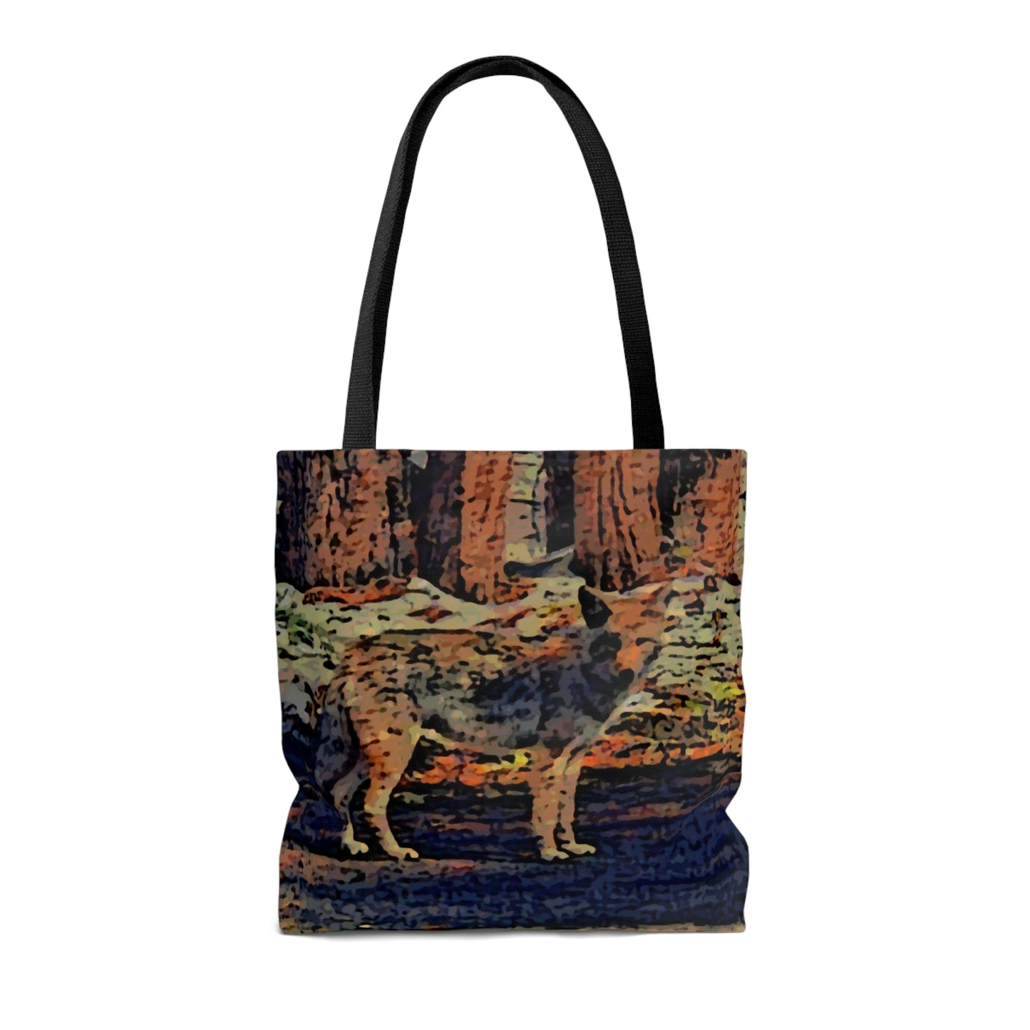 Tote Bag (AOP) ... Coyote ... "Yosemite Valley: Circa May23 ... KPH Base Photo" ... Original Works ...