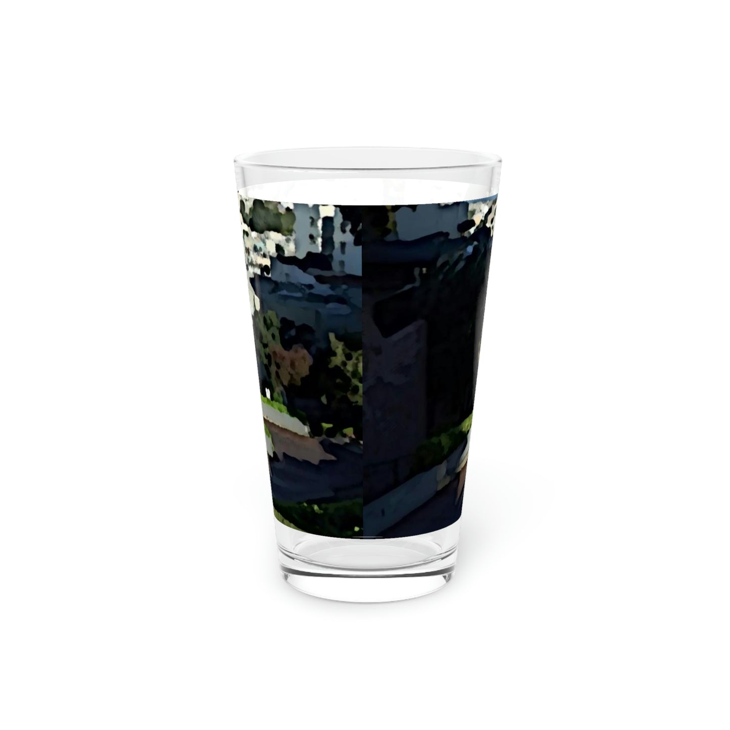 Pint Glass, 16oz ... "Lombard Street San Francisco, CA, USA" ... Family Archives 1970's ... Original Works ...