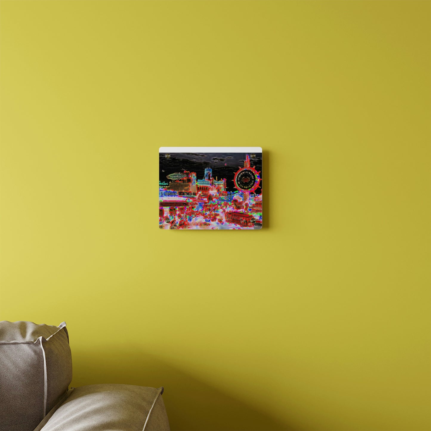 Acrylic Wall Art Panels ..."No.9 Fishermen's Grotto - Fishermen's Wharf, SF, California" ... Family Archives: 1970's ... Original Works ...