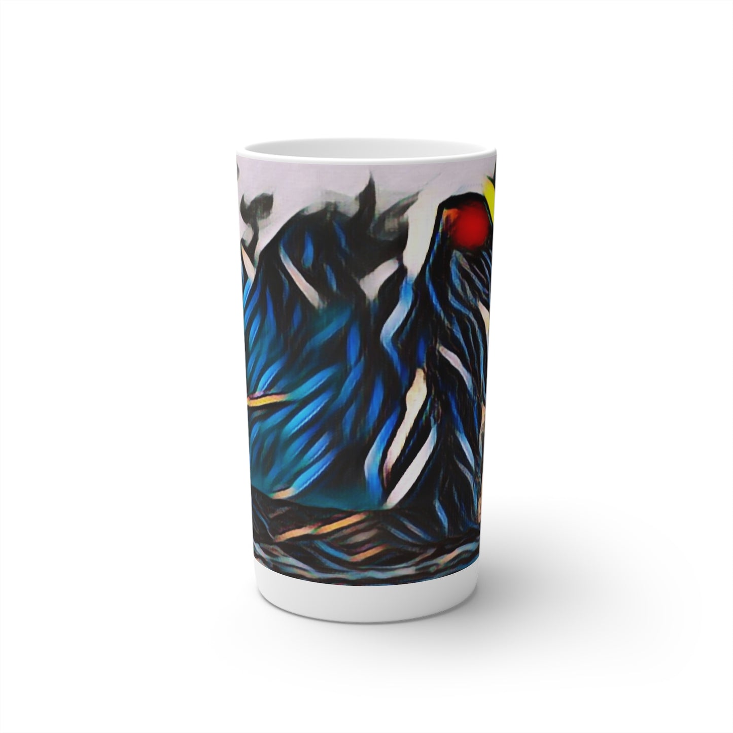 Conical Coffee Mugs (3oz, 8oz, 12oz) ... "Ken's Favourite Humpback Breach" ... Circa: 21st Century ... Maui, HI ... Original Works ...