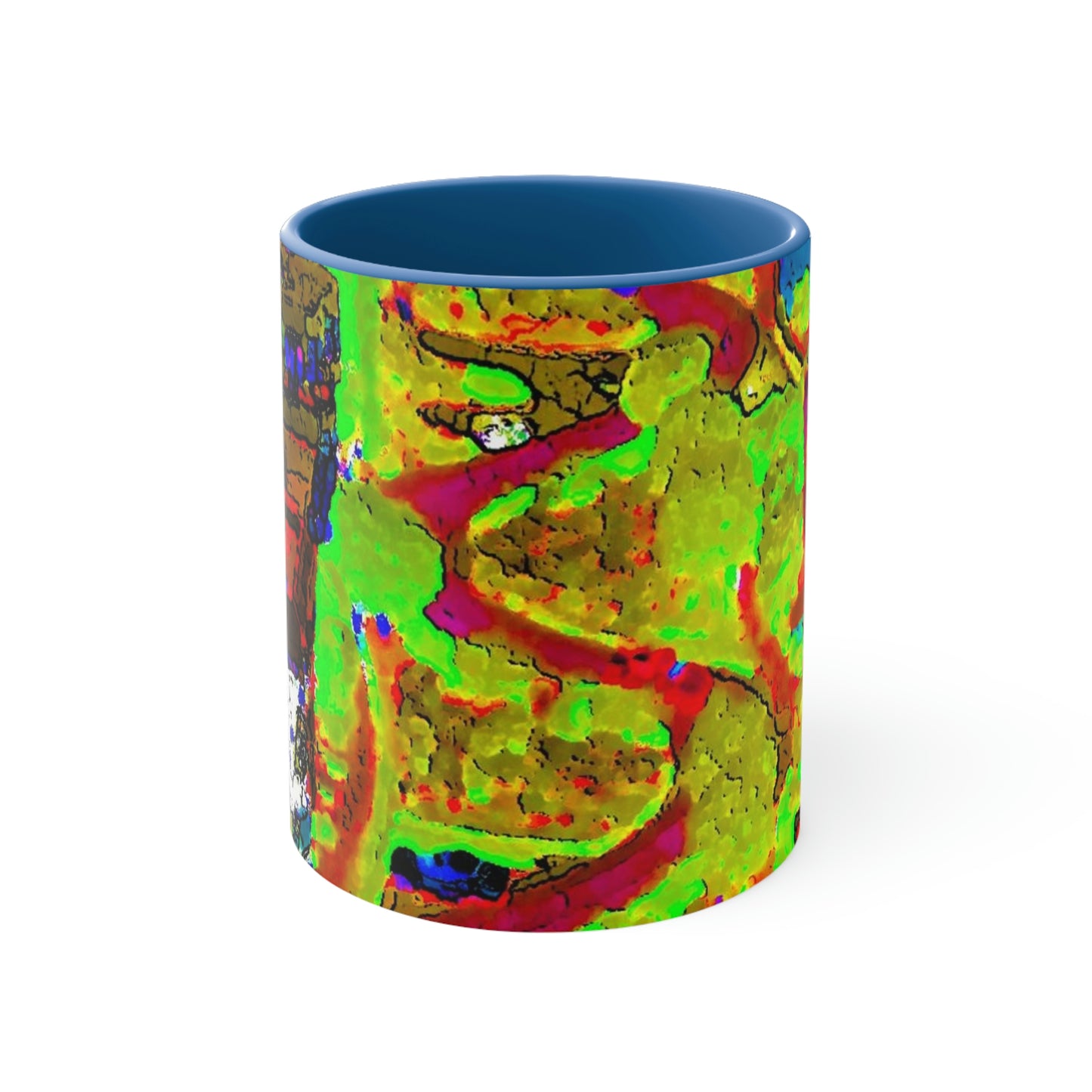 Accent Coffee Mug, 11oz ... A Crazy Street ... 'Eight Winding Curve-Switchbacks' ... "Lombard Street, San Francisco, CA' ... Family Archives: 1970's ... Original Works ...