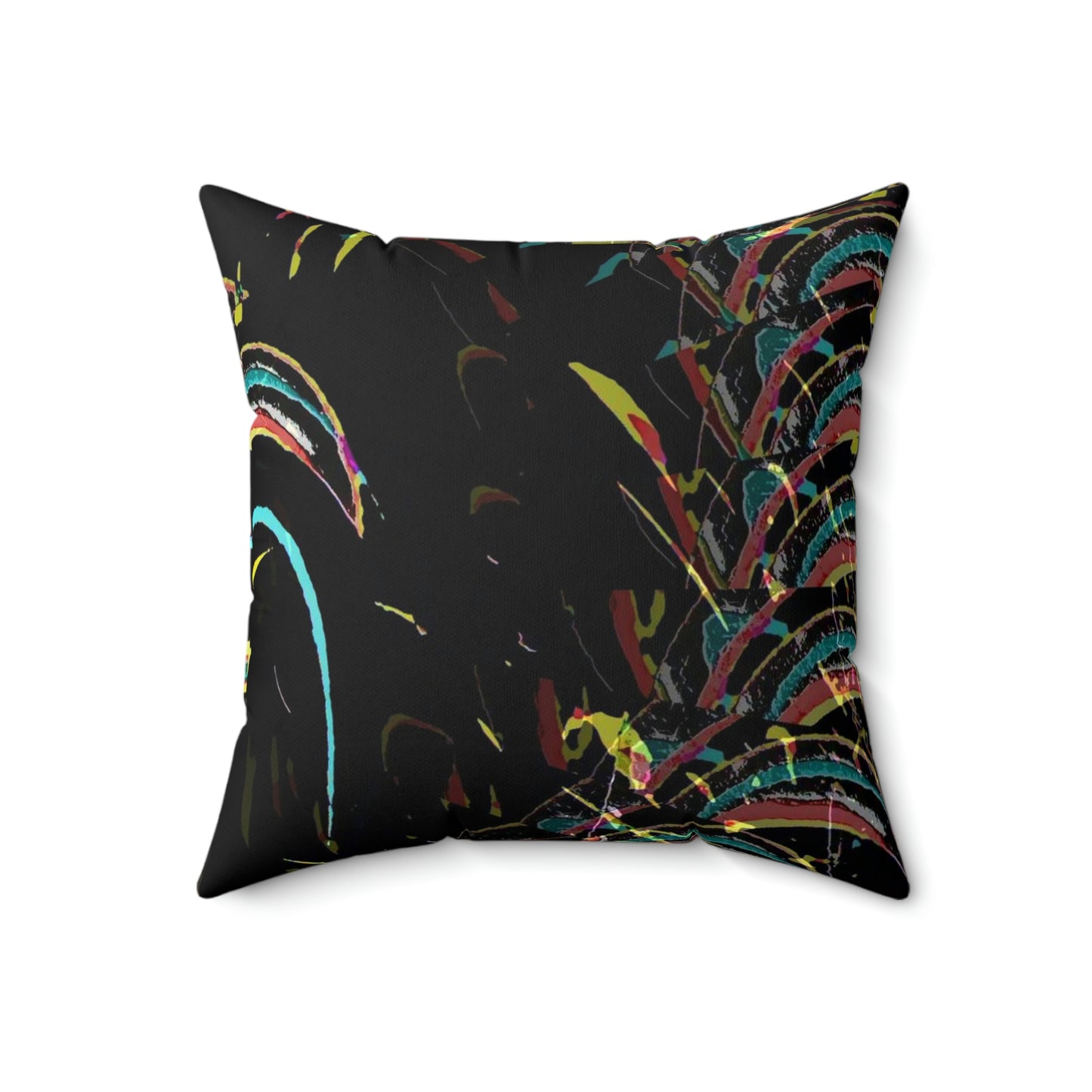 Spun Polyester Square Pillow ... "Waning Moon" ... Central Idaho ... October 2022 ... Rendering Time: 22 Hours ... Original Works ...