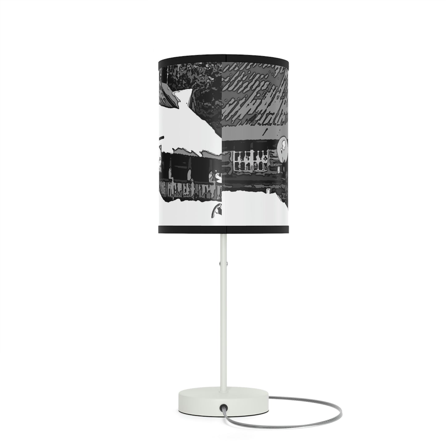 Lamp on a Stand, US|CA plug ... A Beautiful Lodge & Back-Country Outfitter In A Mountain Town ... 'Dixie, Idaho, November 2022' ... Original Works ...