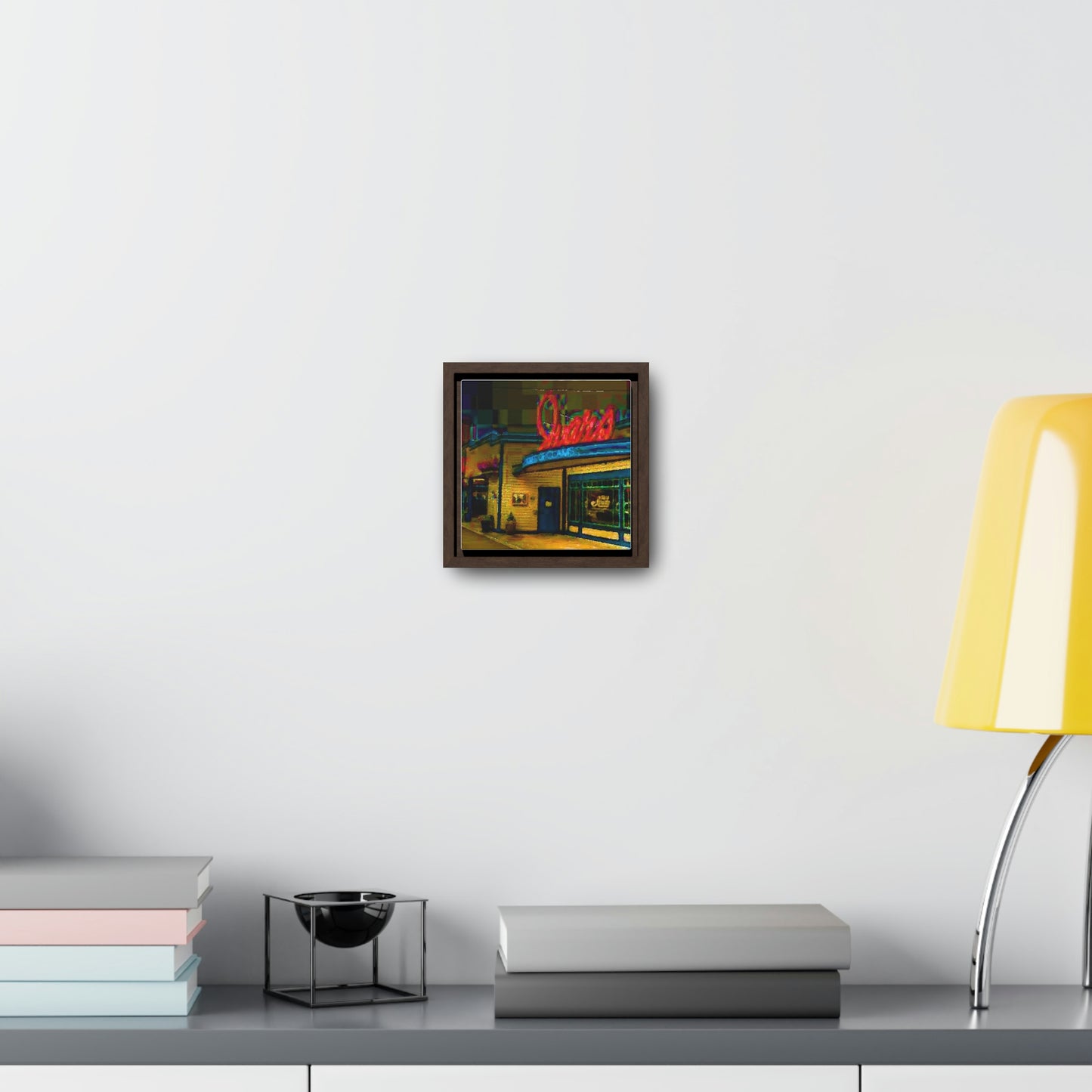 Gallery Canvas Wraps, Square Frame ...  In-A-Hurry & Stressed? ... Remember: Keep "Clam" ... Clam_Happy ...  'Ivars: Seattle Waterfront' ... Personal Archives ... Original Works ...