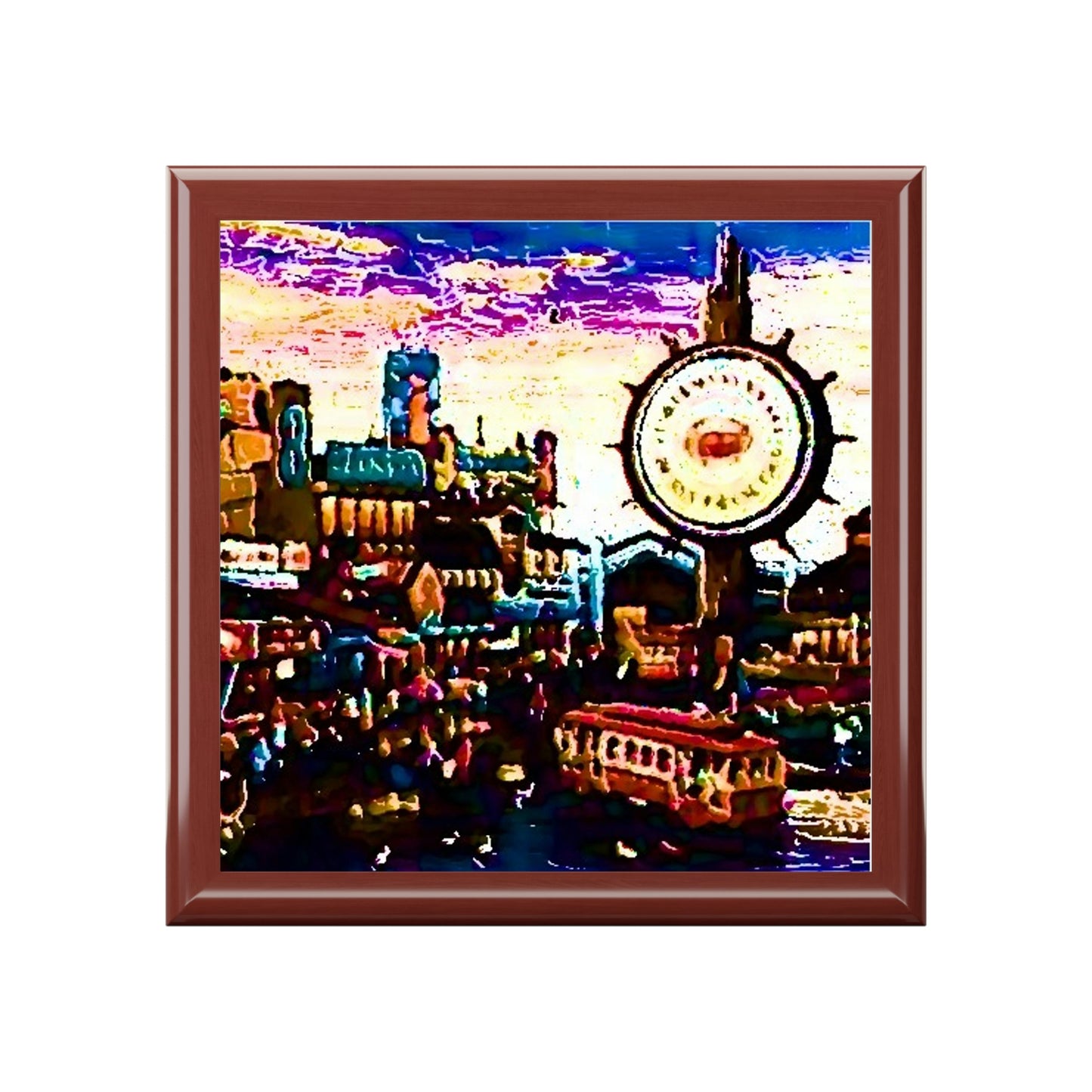 Jewelry Box ... "No.9 Fishermen's Grotto - Fishermen's Wharf, SF, California" ... Family Archives: 1970's ... Original Works ...