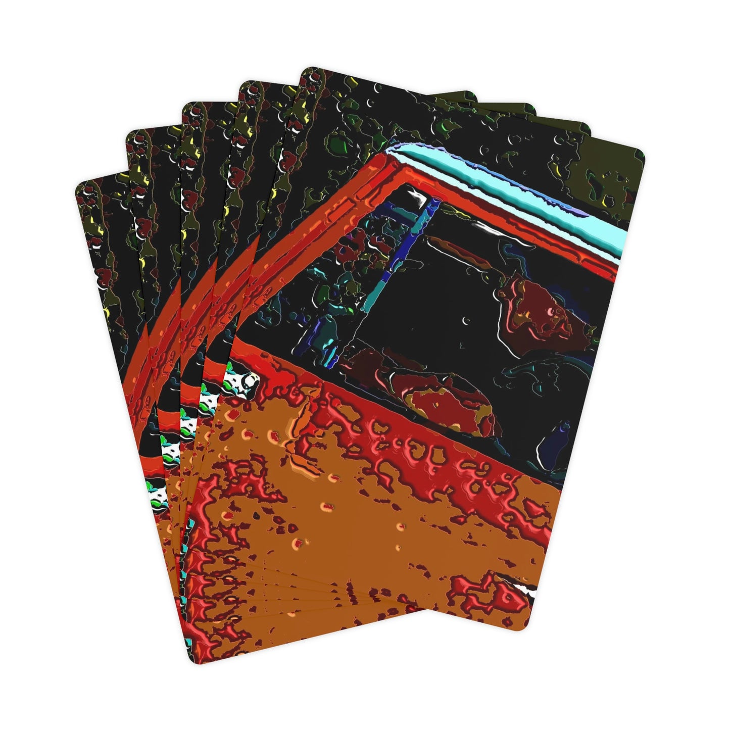 Poker Cards ... How-To-Drive-Idaho's-Mountain_Roads ... "Like A Professional' ... "Truckin' Like The Doo-Dah-Man" ...