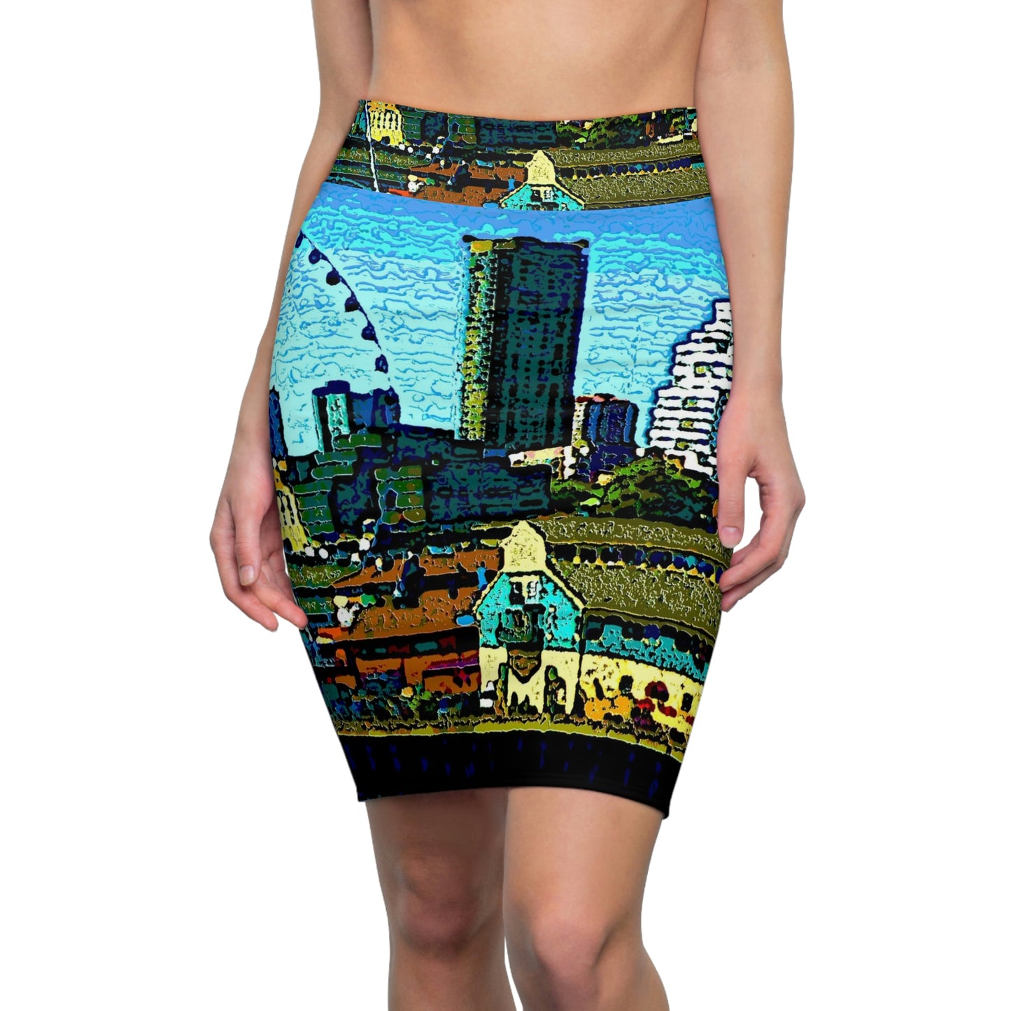 Women's Pencil Skirt ... That Classic Wheel ... 'Seattle's Wheel' ... & An Old Classic Waterside Vendors ...  'Family Archives' ... Original Works ...