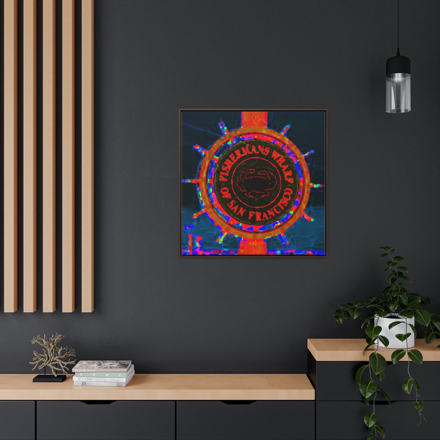 Gallery Canvas Wraps, Square Frame ... "No.9 Fishermen's Grotto - Fishermen's Wharf, SF, California" ... Family Archives: 1970's ... Original Works ...