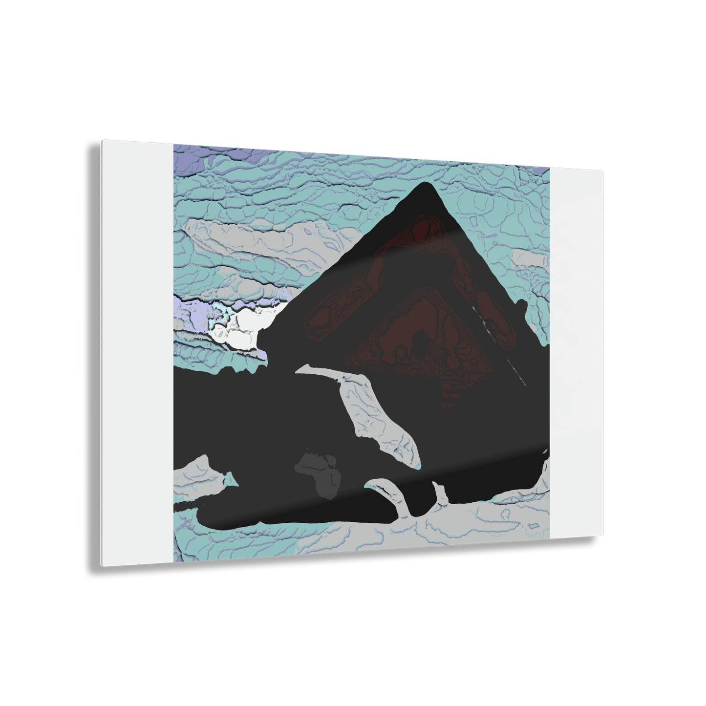 Acrylic Prints ... After An Intense Snow Storm ... 'Digging Out' ... A Vehicle & Cabin "In The Mountains" ... March 2023 ... Original Works ...