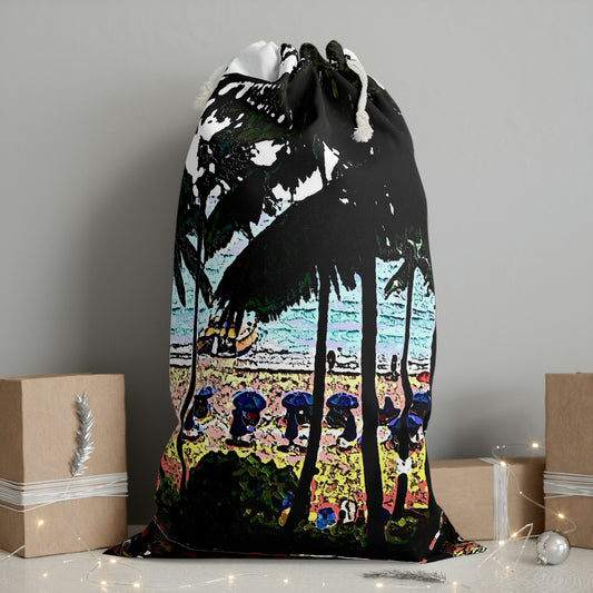 Sack ... "A Beautiful Beach Amongst The Palms" ... The Outrigger Waikiki, Honolulu, Oahu ... Original Works ...