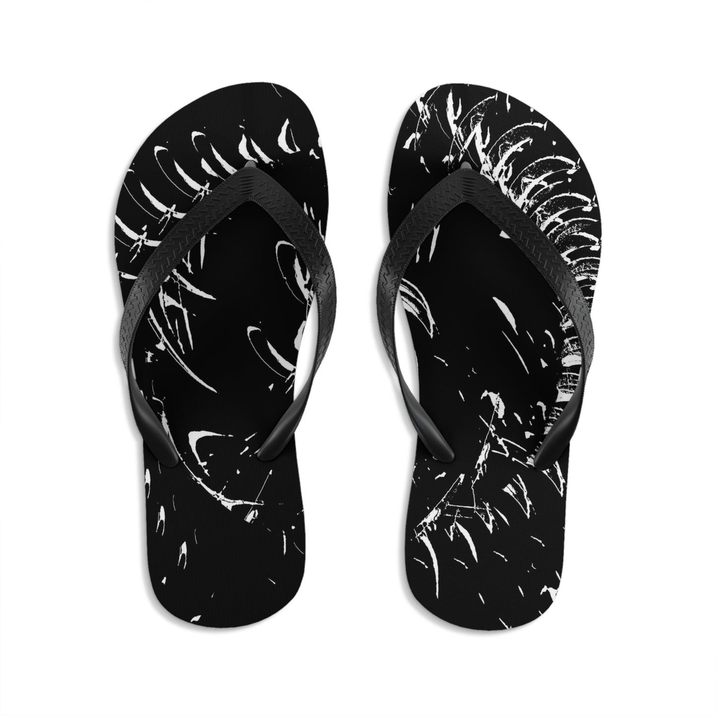 Unisex Flip-Flops ... "Waning Moon" ... Central Idaho ... October 2022 ... Rendering Time: 22 Hours ... Original Works ...