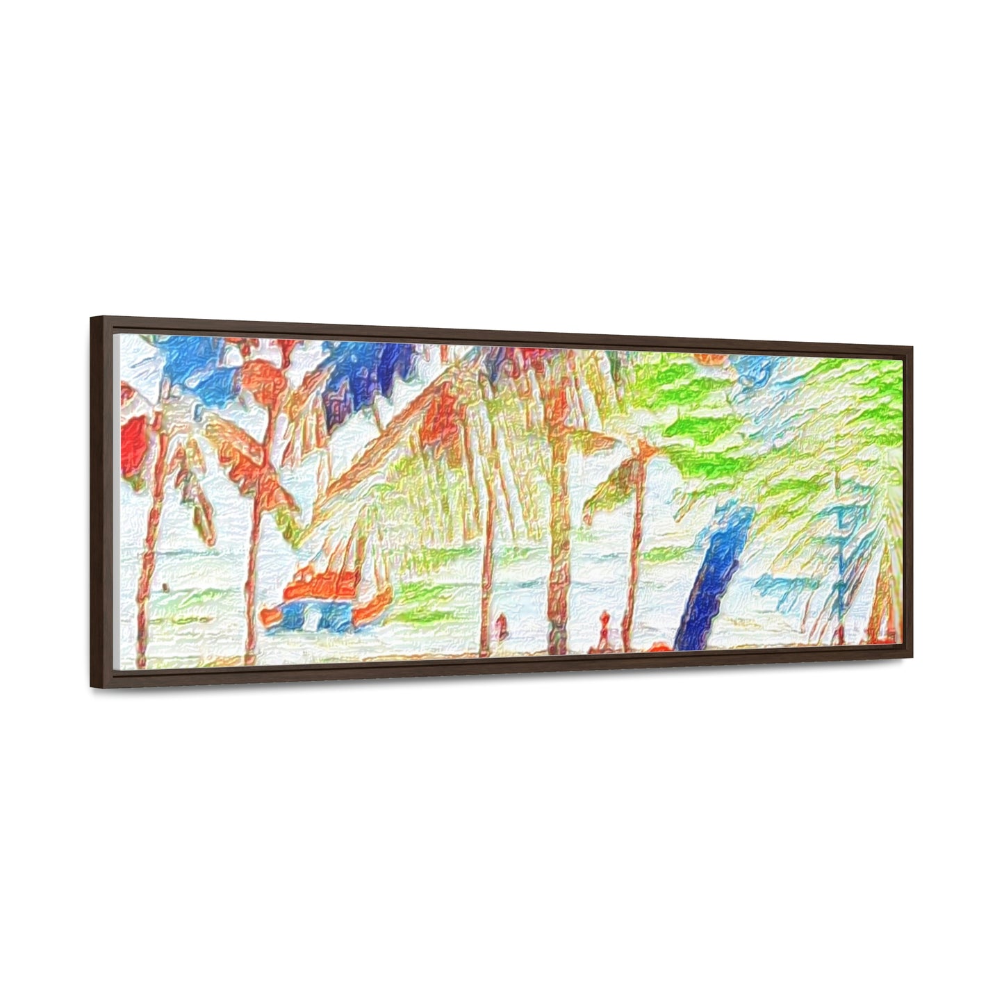Gallery Canvas Wraps, Horizontal Frame ... "The Royal Hawai'ian: Waikiki Beach_Beach" ... Honolulu, HI ... Ocotber 2014 (Halloween) ... Original Works ...
