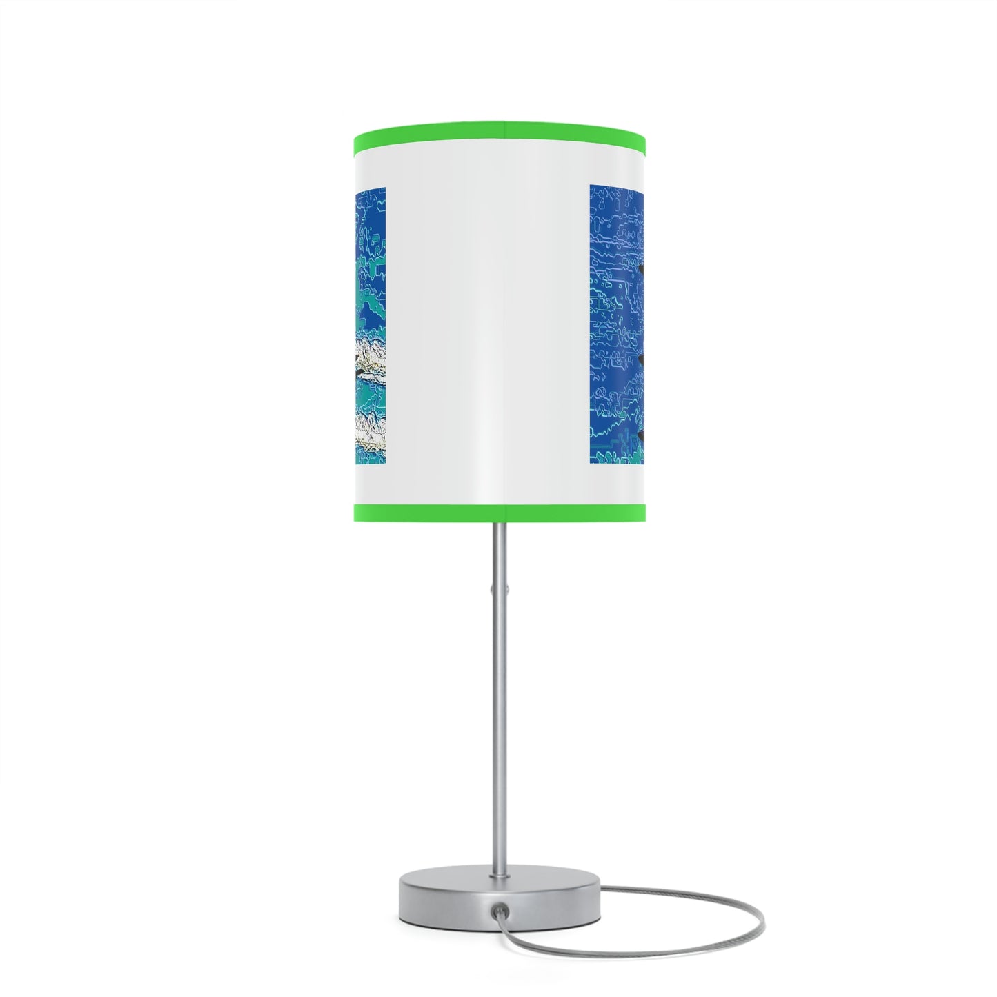 Lamp on a Stand, US|CA plug ... Seattle Seafair ..."Blue Angels Run Over Lake Washington" ... Circa Mid 1980's ... Dr FJ Holt ... Original Works ...