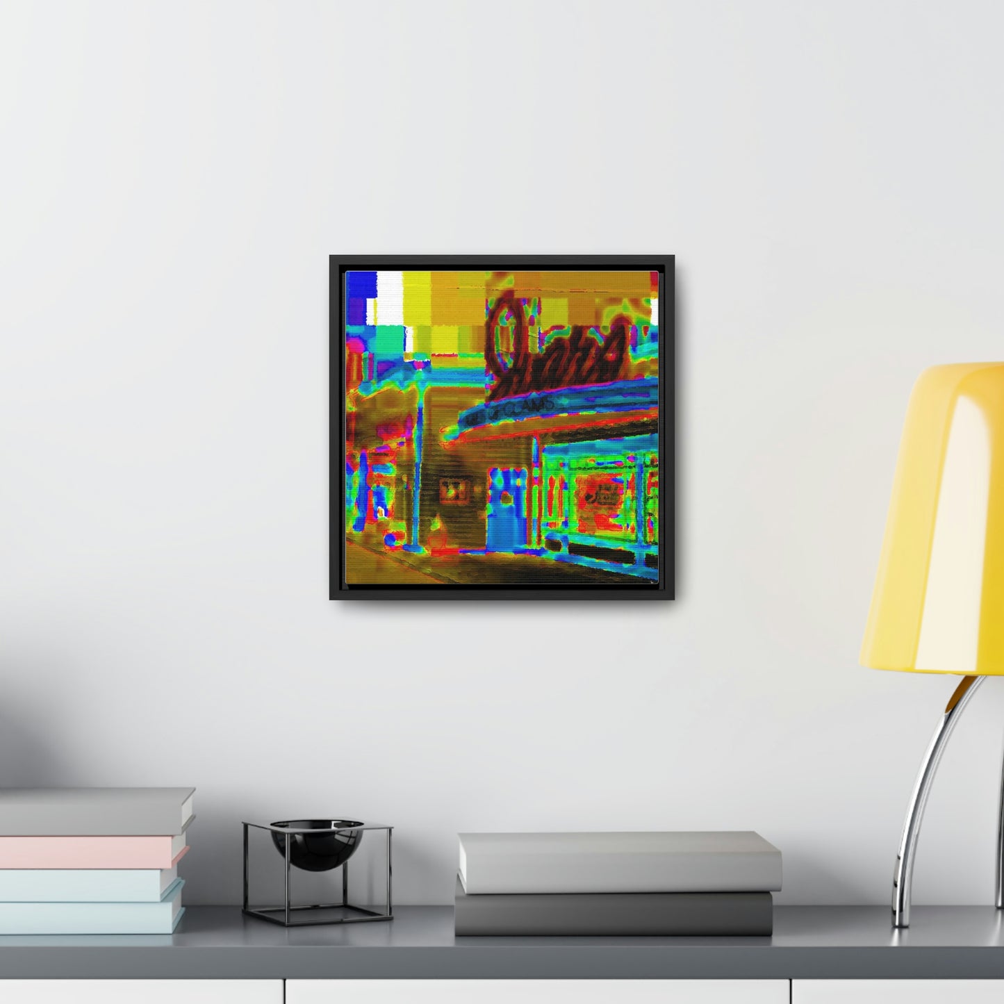 Gallery Canvas Wraps, Square Frame ...  In-A-Hurry & Stressed? ... Remember: Keep "Clam" ... Clam_Happy ...  'Ivars: Seattle Waterfront' ... Personal Archives ... Original Works ...
