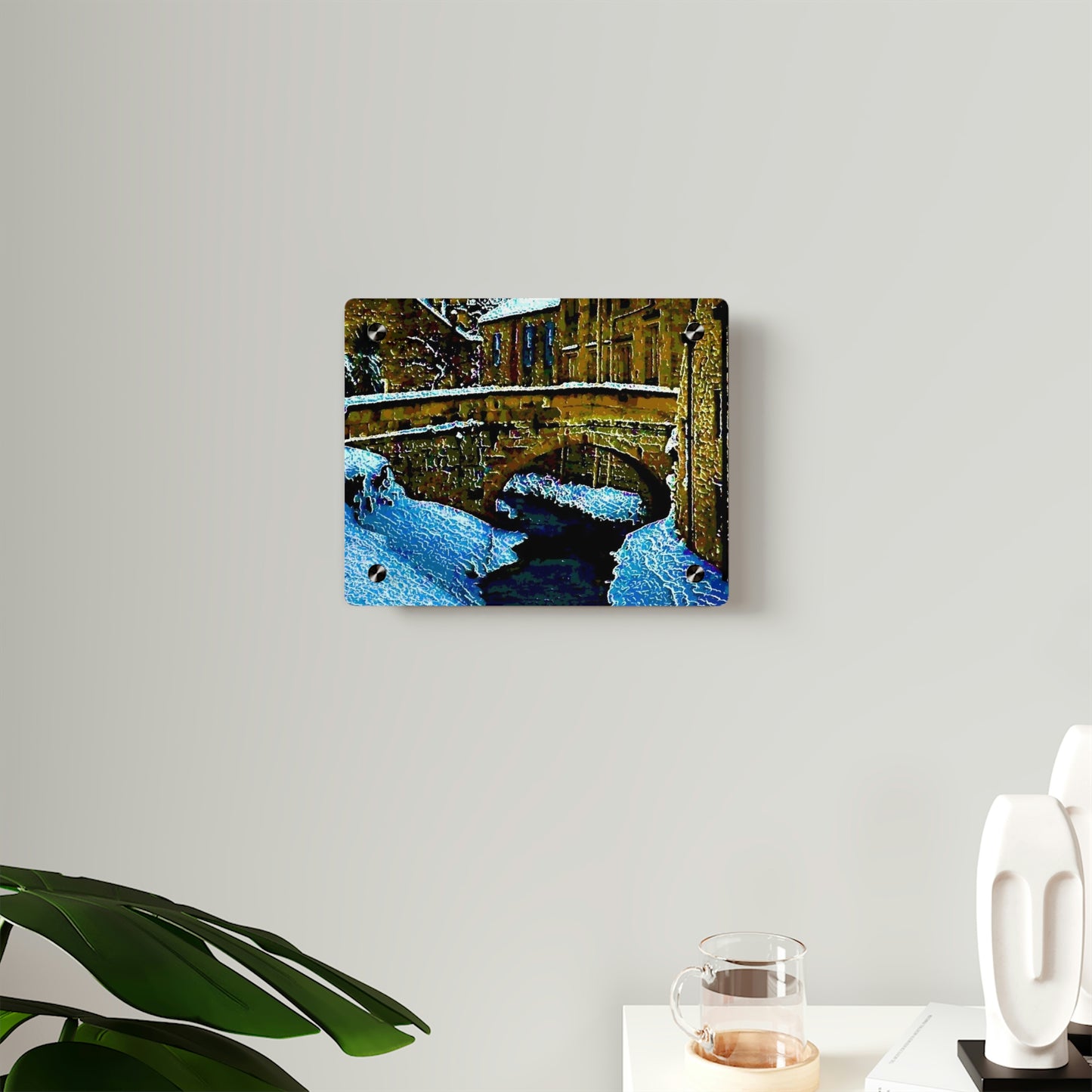Acrylic Wall Art Panels ... Walikng The Streets & Alleys ... 'Strolling The Canals ... '  ... Original Works  ...