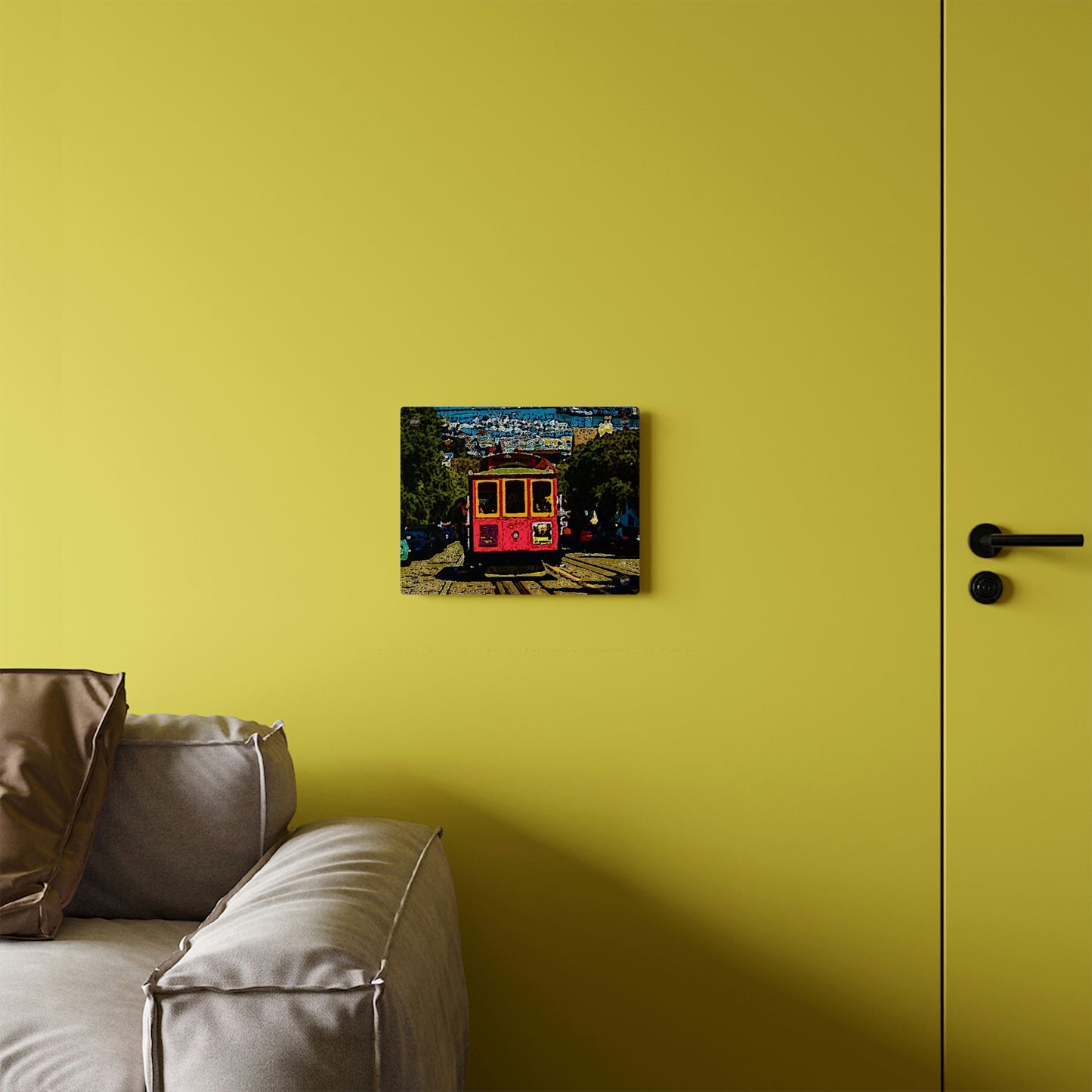 Acrylic Wall Art Panels ... San Francisco ... 'A Rice-A-Roni-A-San Francisco Treat' ... "A Cable Car Classic" ... Family Archives: 1973 ... Original Works ...