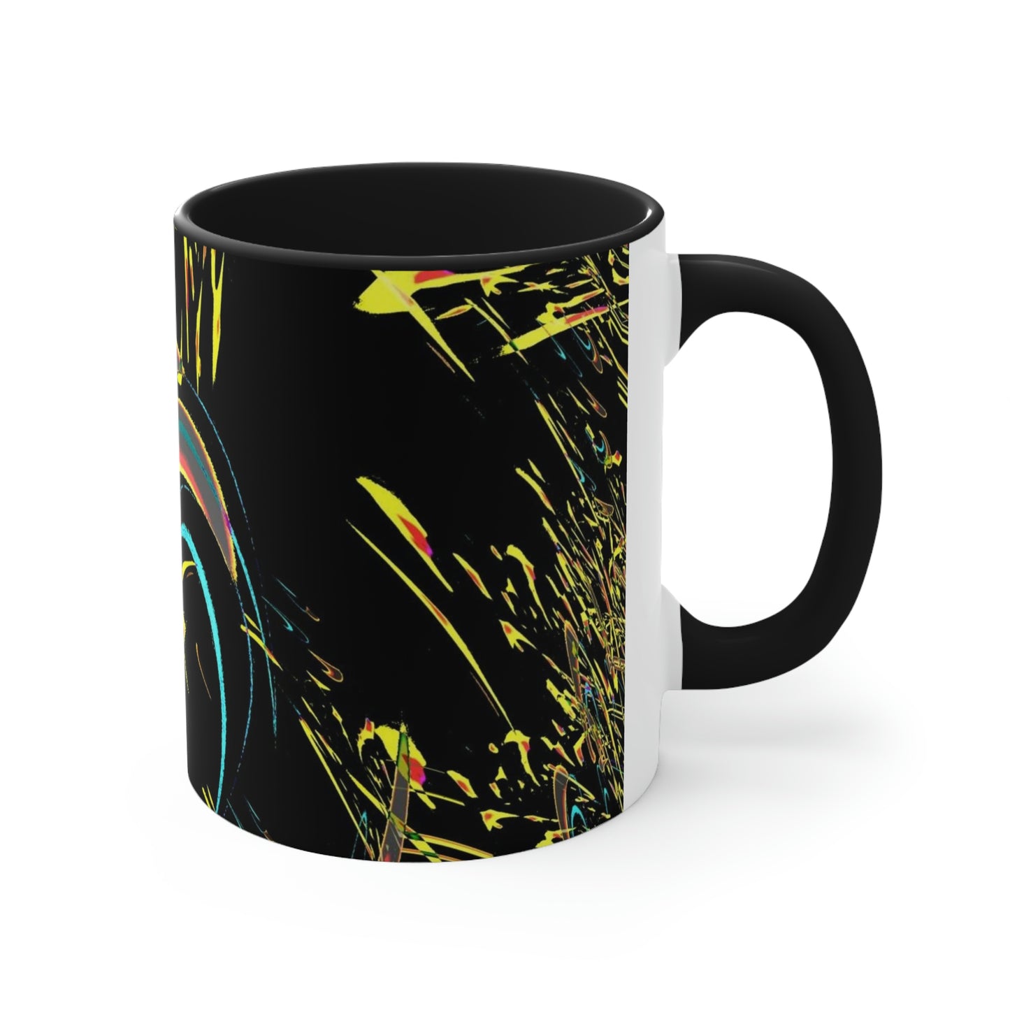 Accent Coffee Mug, 11oz ... "Waning Moon" ... Central Idaho ... October 2022 ... Rendering Time: 22 Hours ... Original Works ...