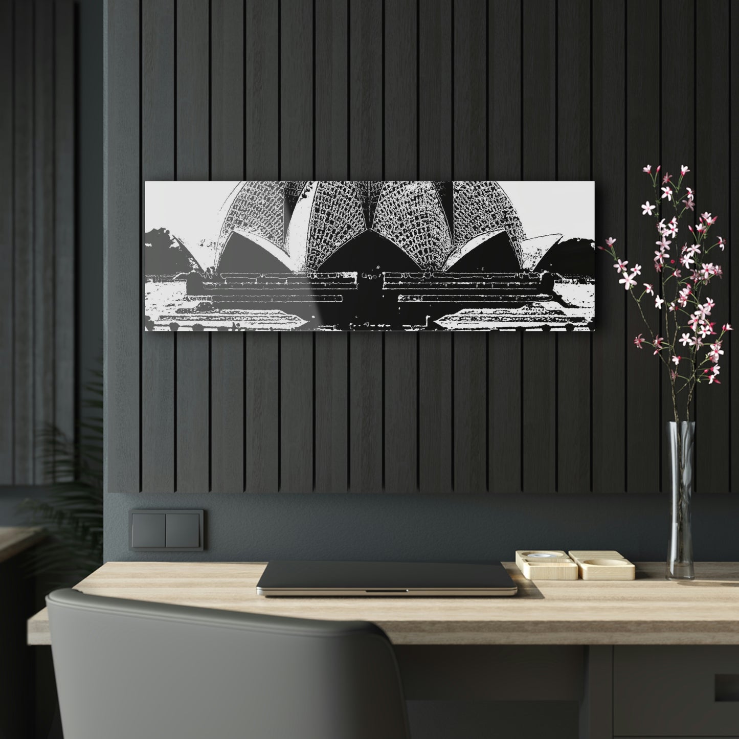 Acrylic Prints ... 'Bahai'i House-Of-Worship' ... "Lotus Temple: Delhi, India, 2008" ... Original Works ...