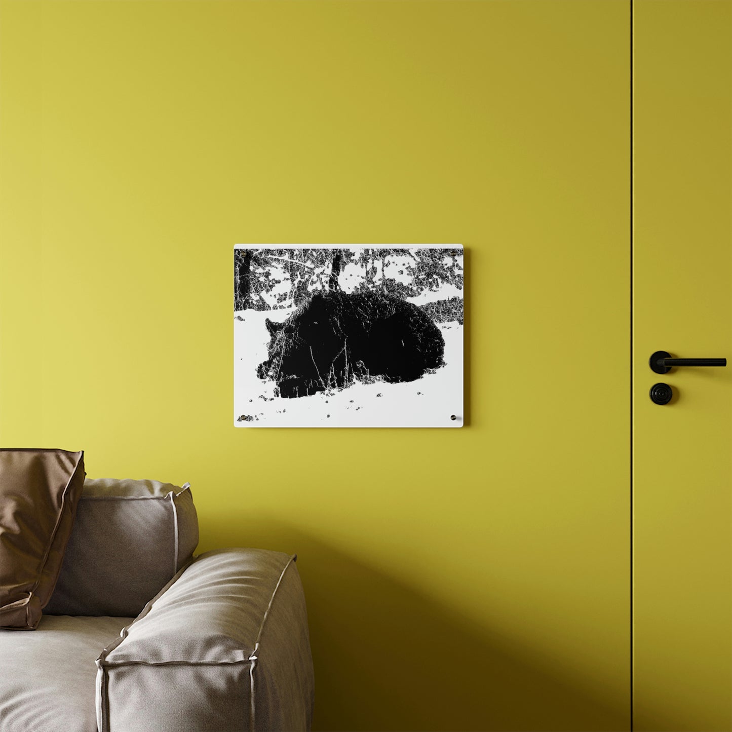 Acrylic Wall Art Panels ... RCY: "Rhett Creek Yogi ... '500 Lbs Of Autumn Season Hunger' ..."  ... September 2022 ... Central Idaho ... Original Works ...