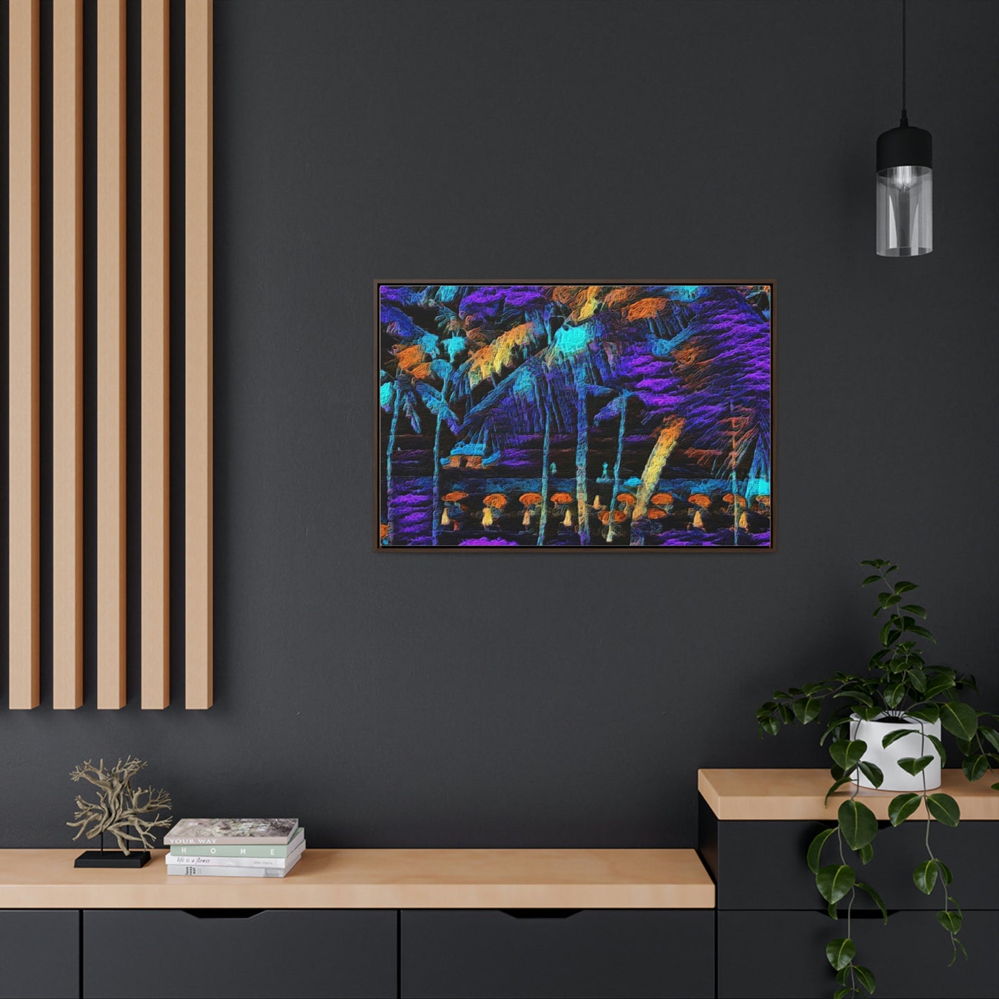 Gallery Canvas Wraps, Horizontal Frame ... "The Royal Hawai'ian: Waikiki Beach_Beach" ... Honolulu, HI ... Ocotber 2014 (Halloween) ... Original Works ...