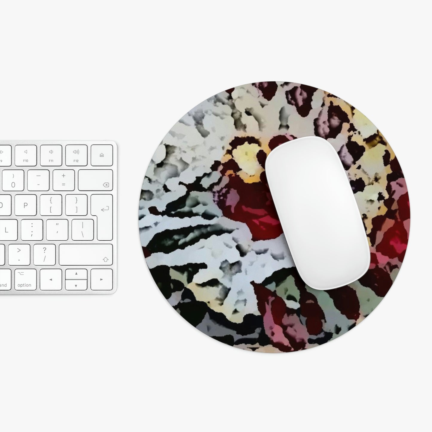 Mouse Pad ... "A Friendly Flower" ... Pointsettia 'Pointing' ... Original Works ... (Supplied Photograph) ...