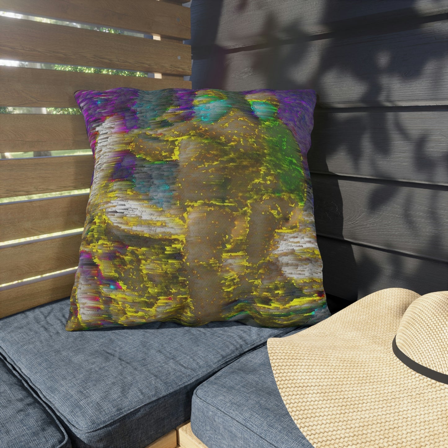 Outdoor Pillows ... "And 'I' Left His Dead A_s There By The Side-of-The-Road" ... Original Works ... (Grateful Dead: Me-And-My-Uncle)