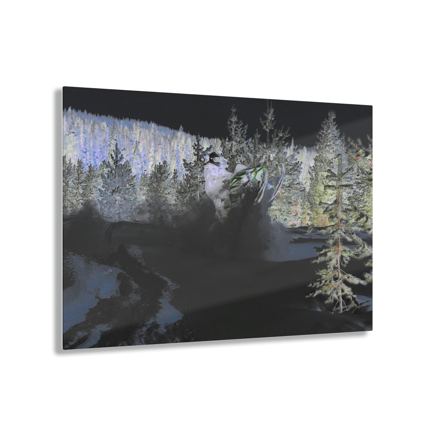 Acrylic Prints ... "No Time 'Like-Air-Time' ..." ... A True Master At His Craft ... December 2022, Rhett Creek, Idaho ... Original Works ...