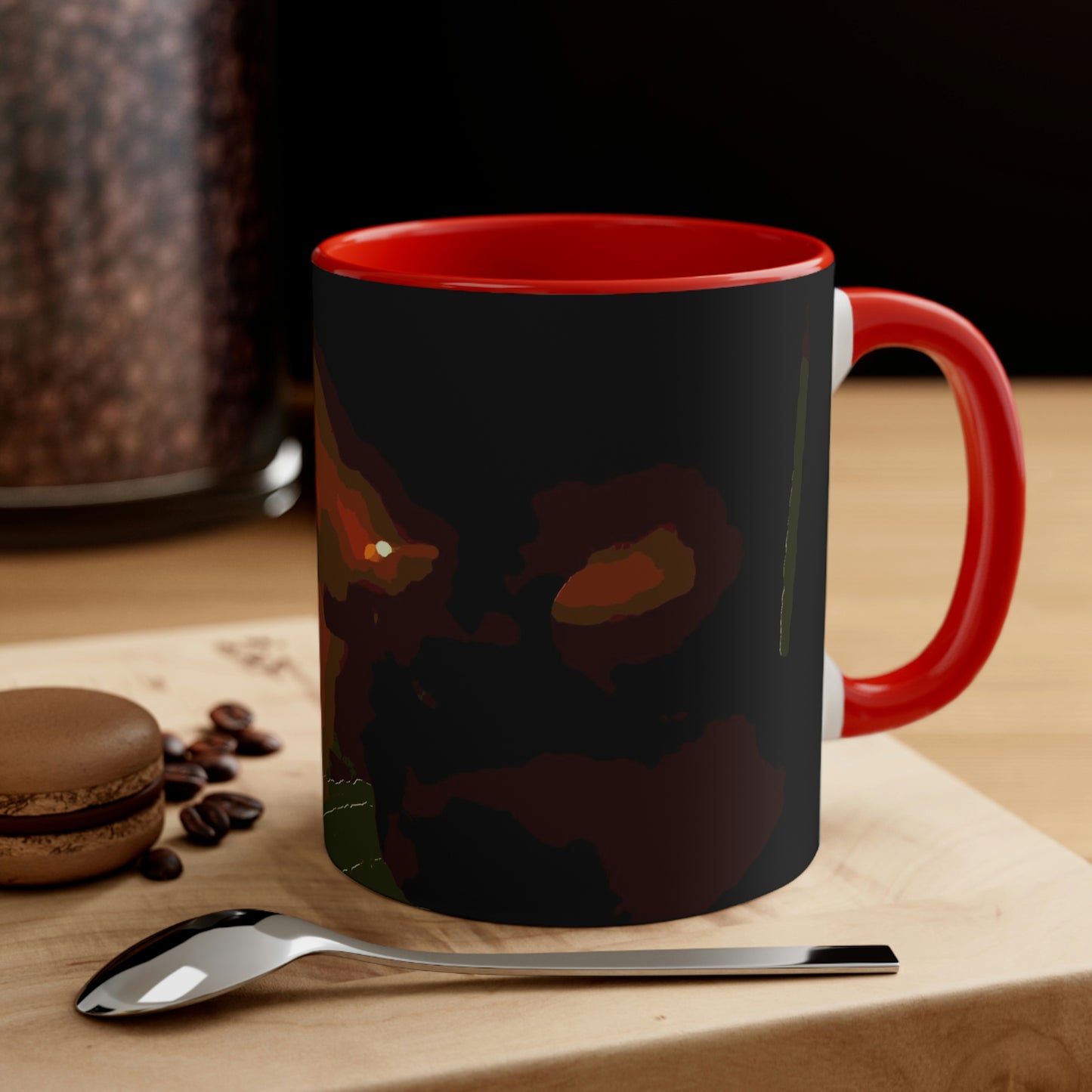 Accent Coffee Mug, 11oz ... Ruger .357 Magnum Early-Morning-Target-Practice ... 'Circa April 2022' ... Original Works ...