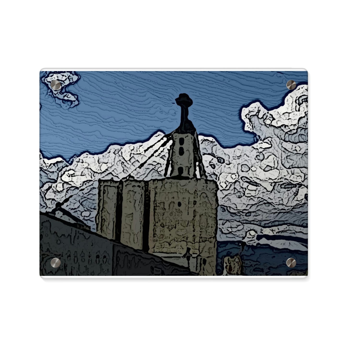 Acrylic Wall Art Panels ... "ICP: Idaho County Propane ... 'Production Facilities Grangeville, Idaho' ... "  Original Works: Rendering Time: 10 Hours ...