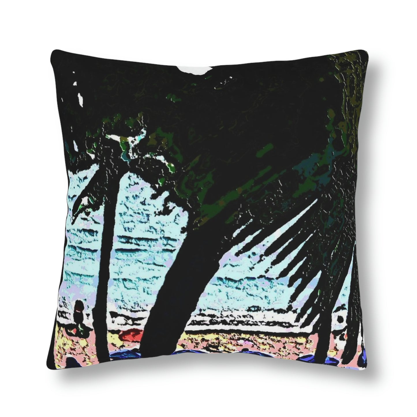 Waterproof Pillows ... "A Beautiful Beach Amongst The Palms" ... The Outrigger Waikiki, Honolulu, Oahu ... Original Works ...