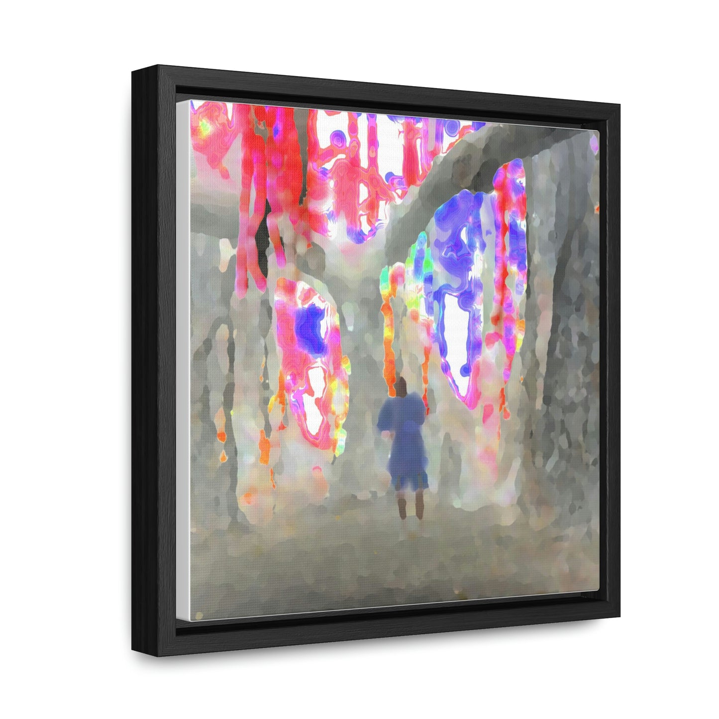 Gallery Canvas Wraps, Square Frame ... 'More' ... Jesuit Philosophy ... "In The Polynesian Banyans ..."