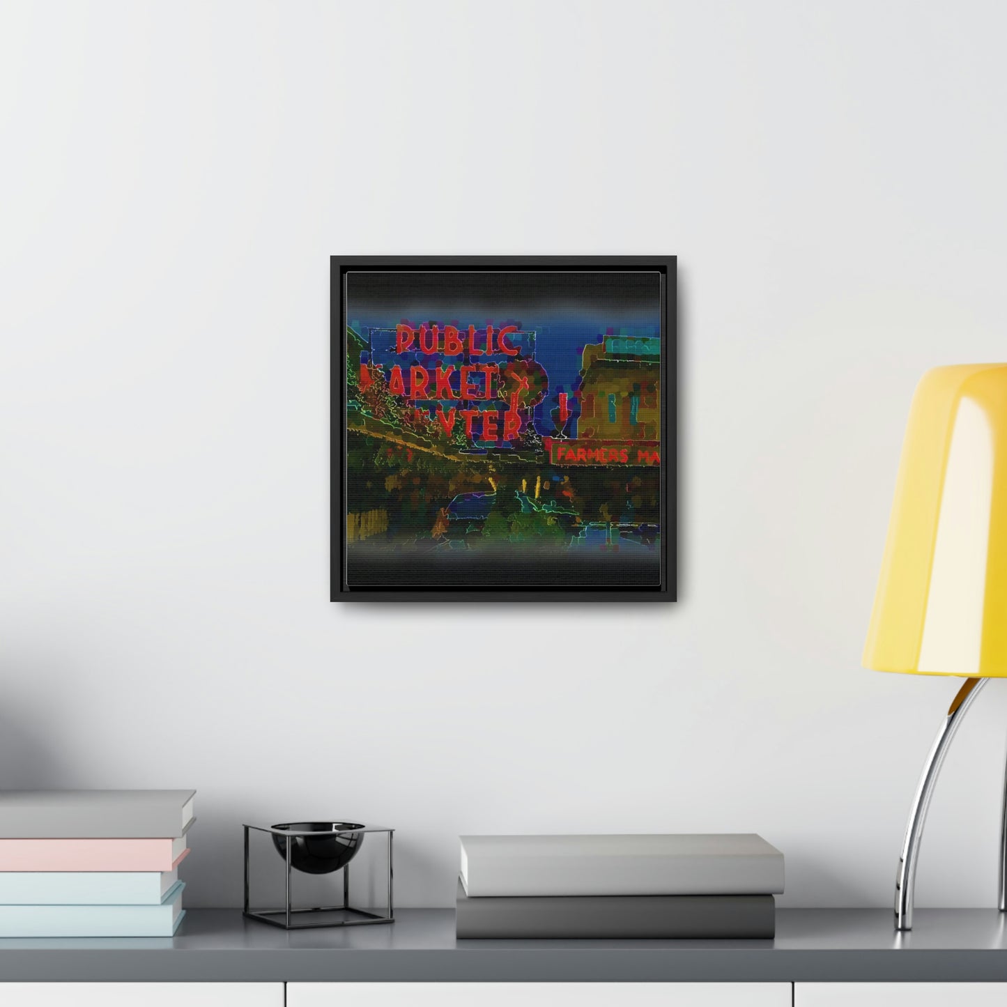 Gallery Canvas Wraps, Square Frame ... PPM: Pike Place Market ... Original Work ... Winter 2022 ...