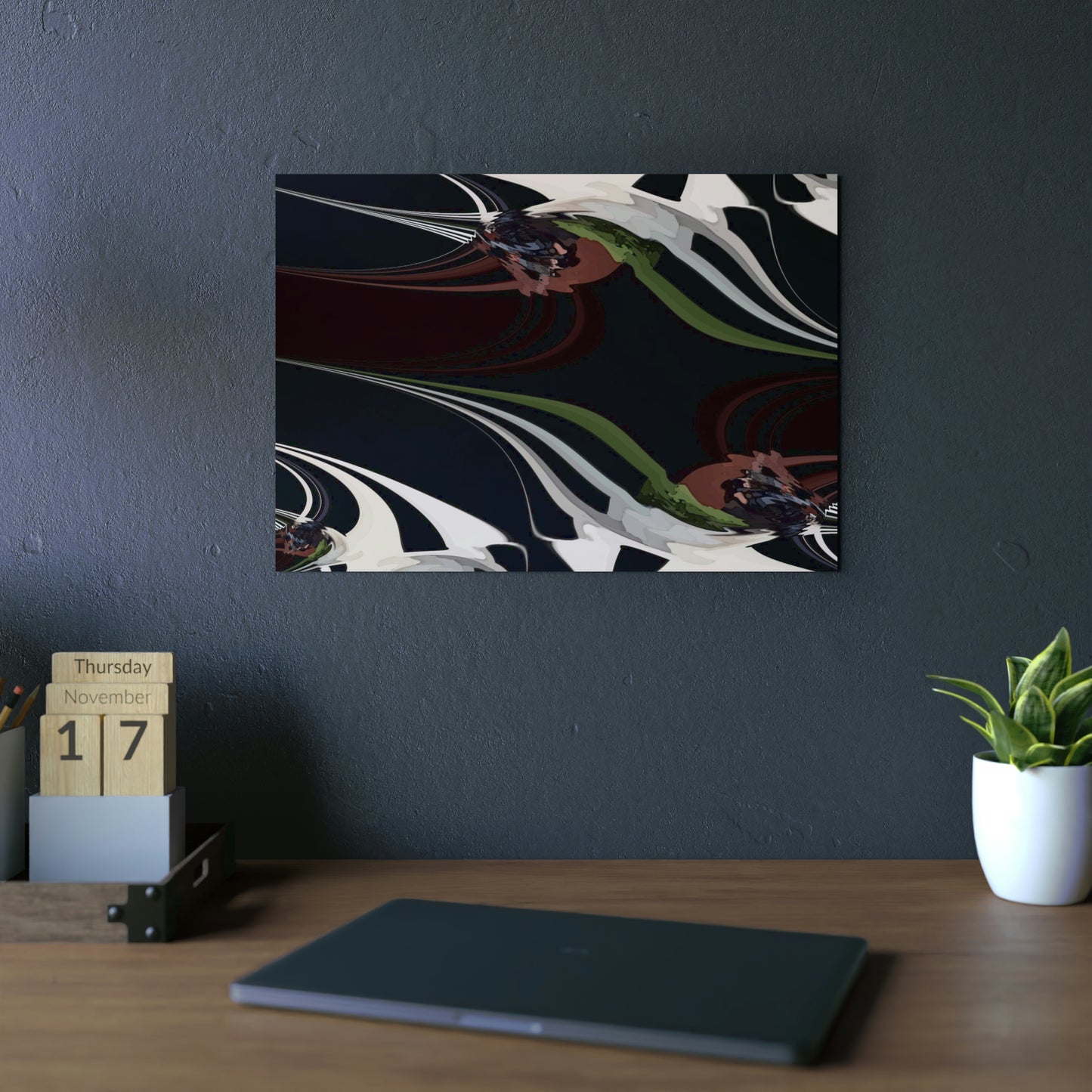 Aluminum Composite Panels ... Waves-Waves-Waves ... "From Working Cabaret Worker To Waved_Illusion_2" ... European Client ... Jan23 ... Original Works ... Mandelbrot_Fractal Series ...