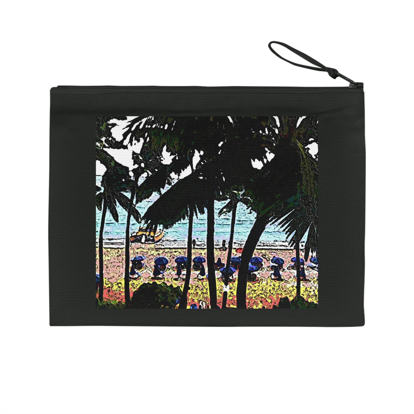 Pencil Case ... "A Beautiful Beach Amongst The Palms" ... The Outrigger Waikiki, Honolulu, Oahu ... Original Works ...