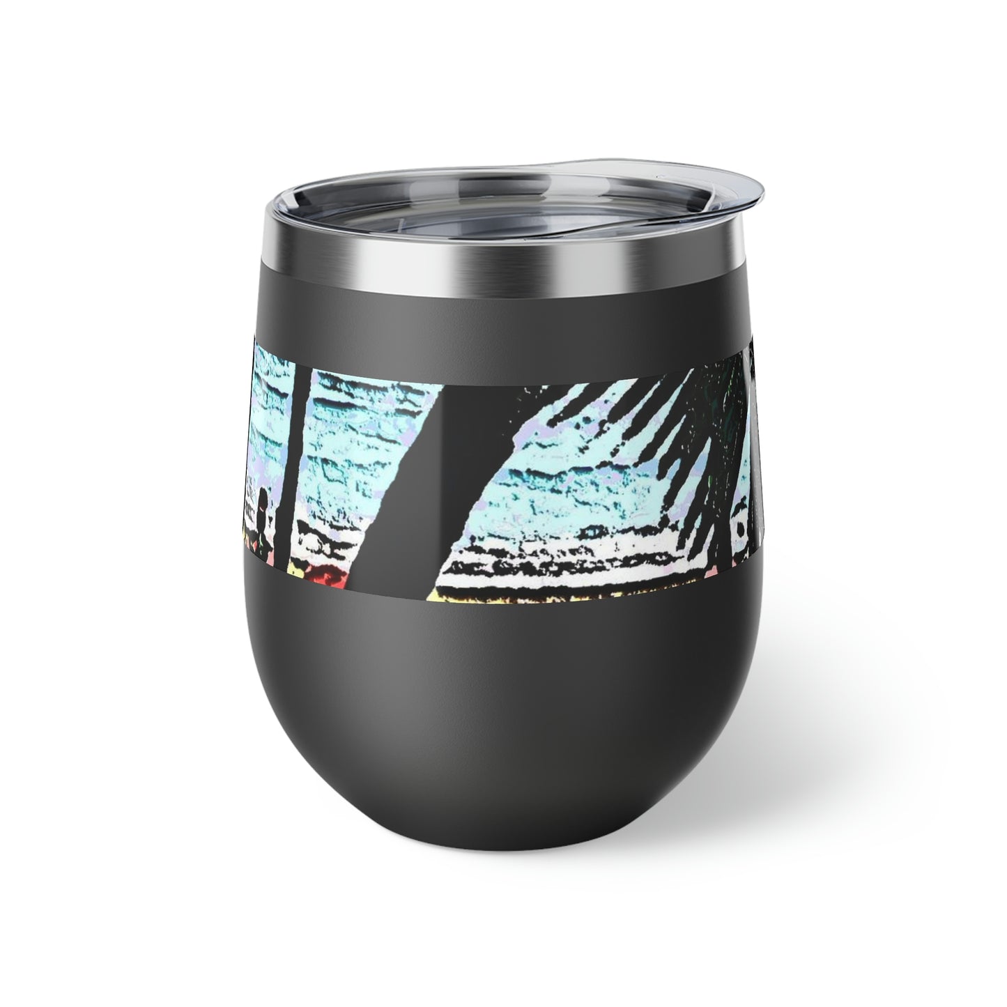 Copper Vacuum Insulated Cup, 12oz ... "A Beautiful Beach Amongst The Palms" ... The Outrigger Waikiki, Honolulu, Oahu ... Original Works ...