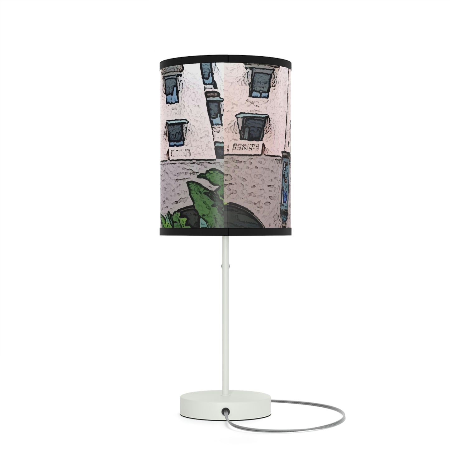 Lamp on a Stand, US|CA plug ...  "La Grande Entree" At: 'The Pink Palace' ... The Royal Hawai'ian ... Honolulu, HI ... '27Oct2014' ... Original Works ...