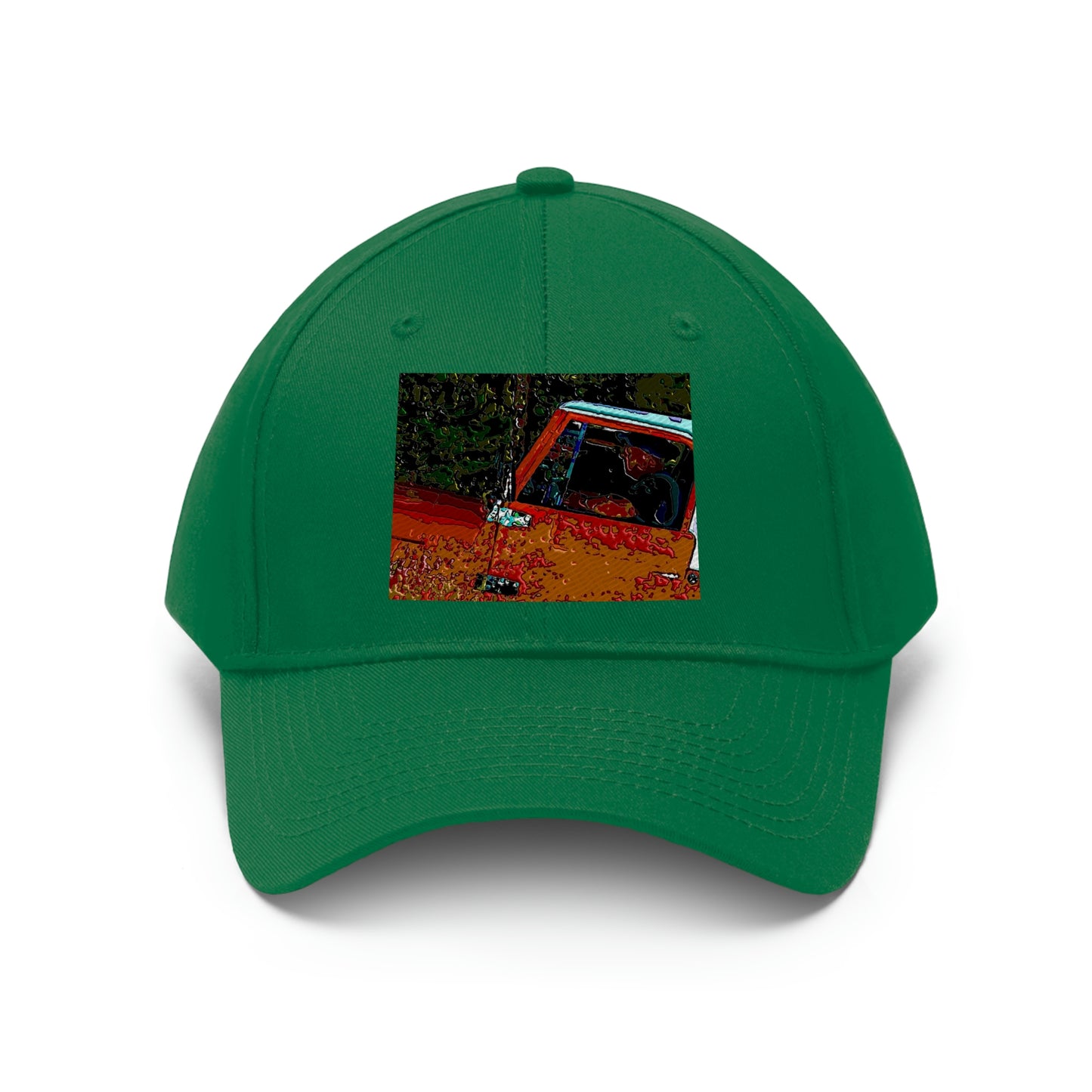 Unisex Twill Hat ... How-To-Drive-Idaho's-Mountain_Roads ... "Like A Professional" ... "Truckin' Like The Doo-Dah-Man" ...