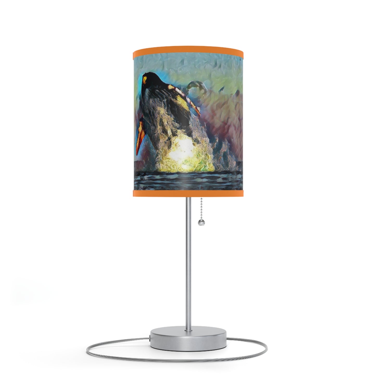 Lamp on a Stand, US|CA plug ... An Extraordinary Humpback Breach ... 'With Explosive Energy' ... Family Archives (KPH) ... Circa: 21st Century. Maui, HI ... Original Works ...