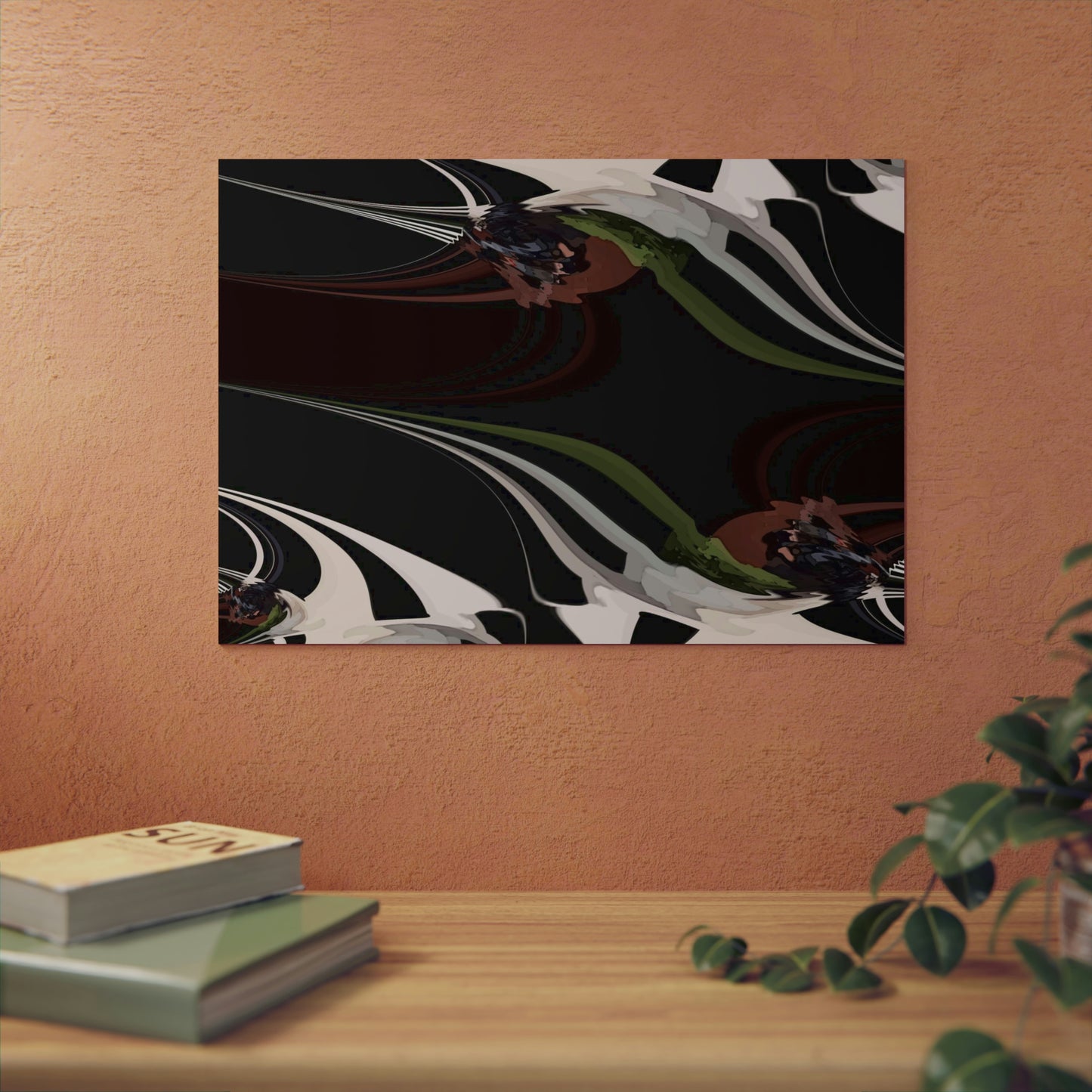 Aluminum Composite Panels ... Waves-Waves-Waves ... "From Working Cabaret Worker To Waved_Illusion_2" ... European Client ... Jan23 ... Original Works ... Mandelbrot_Fractal Series ...